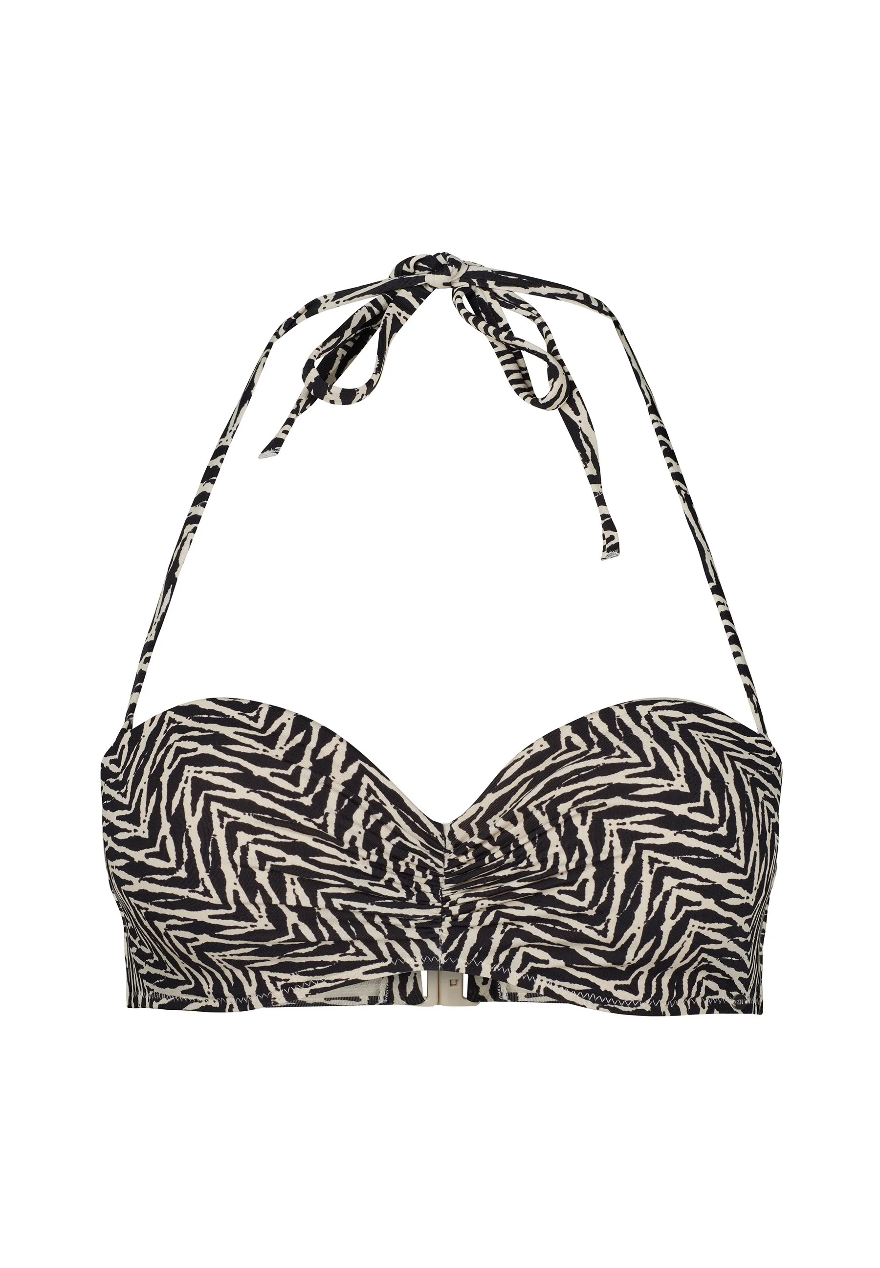 Animal Allure Bandeau bikini top | birchblack zebra 087228-08A034 - Image 3