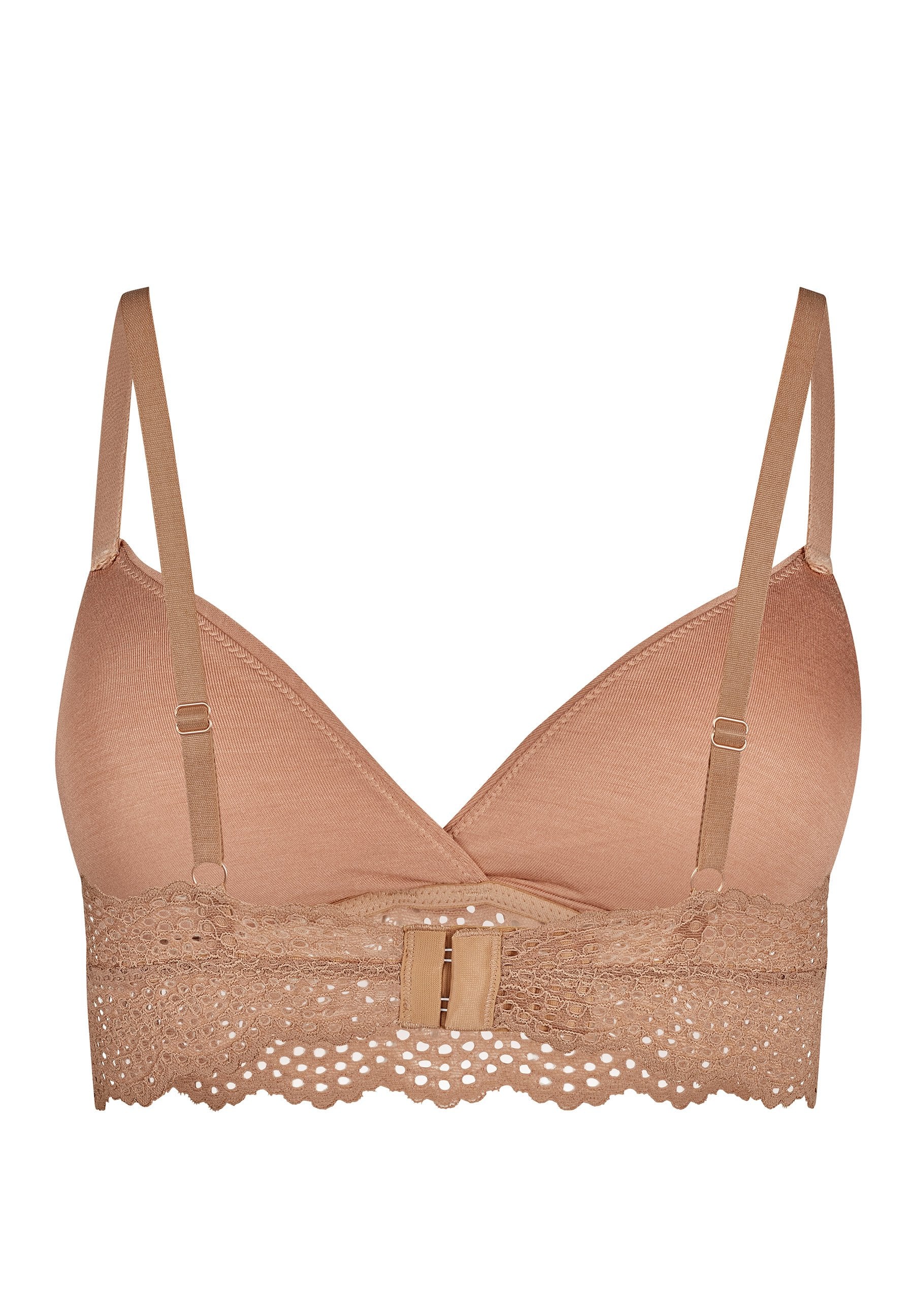 Bamboo Lace Soft bra remov. pads | bronze 080583-083297 - Image 4