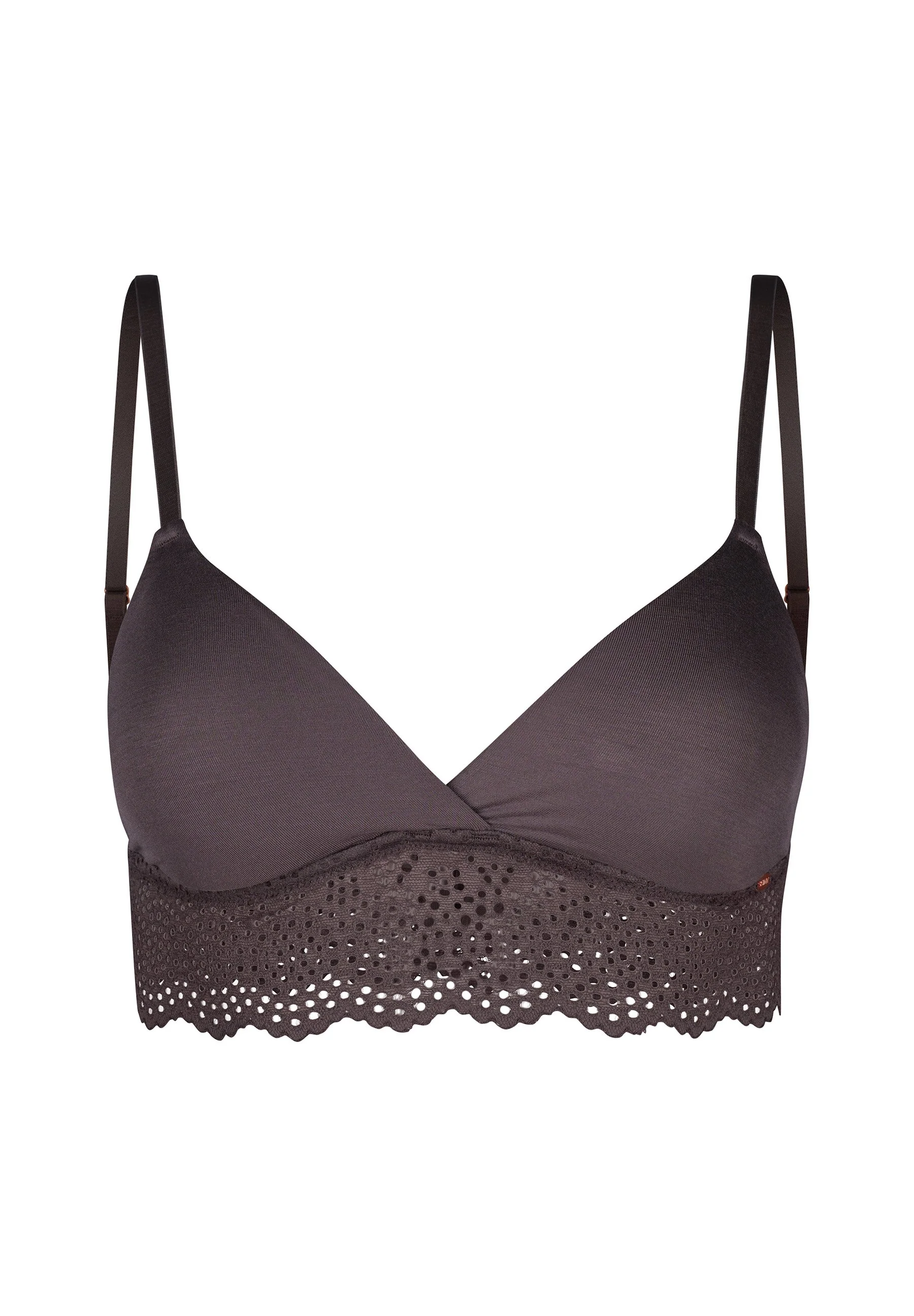 Bamboo Lace Soft bra remov. pads | truffle grey 080583-08S483 - Image 3