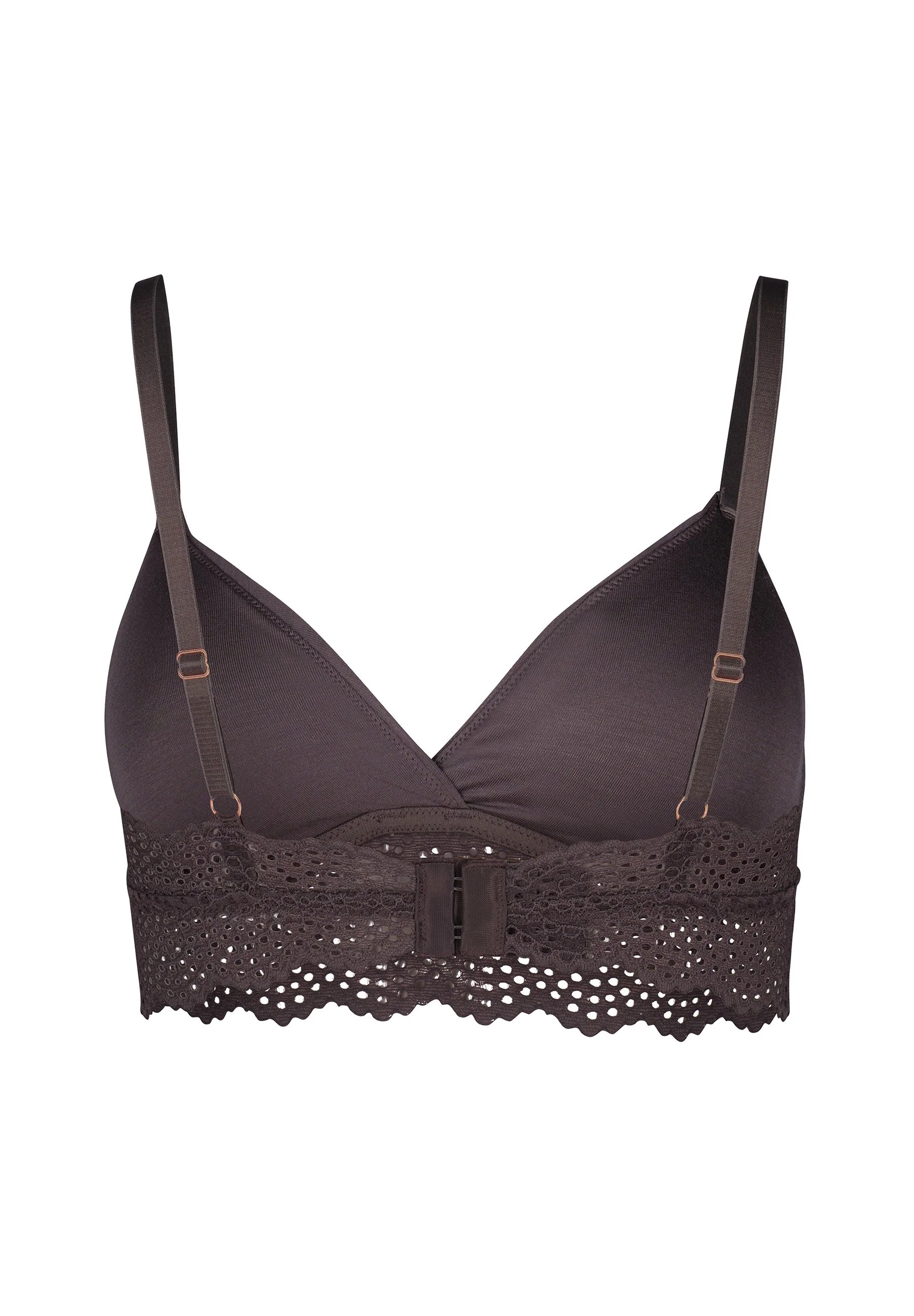 Bamboo Lace Soft bra remov. pads | truffle grey 080583-08S483 - Image 4