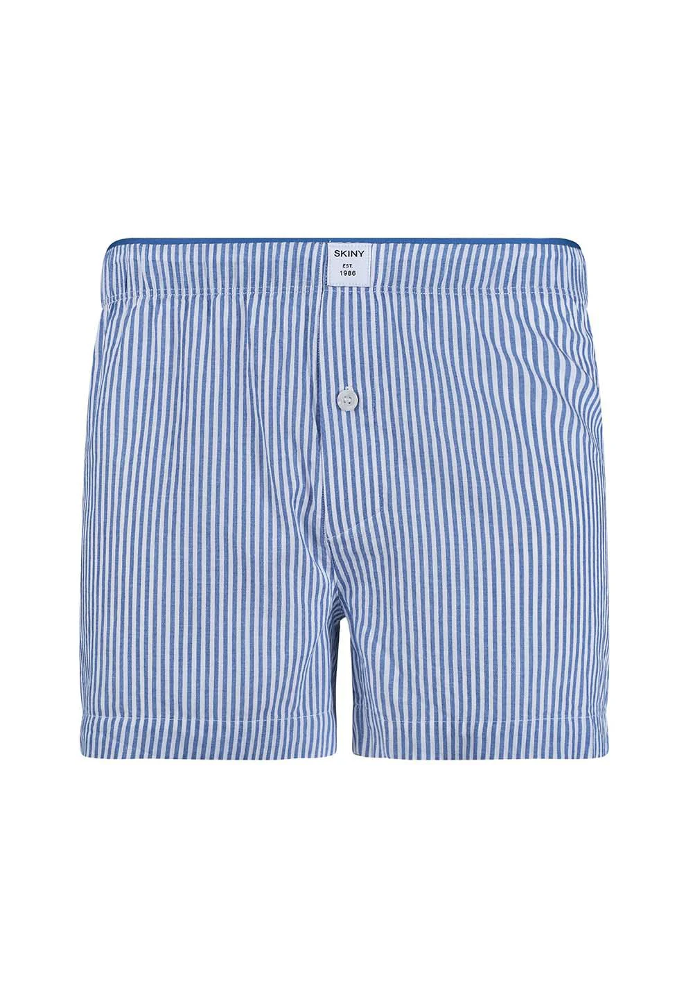 Boxersensation Unisex boxer shorts | blue microstripes 083043-08S732 - Image 5