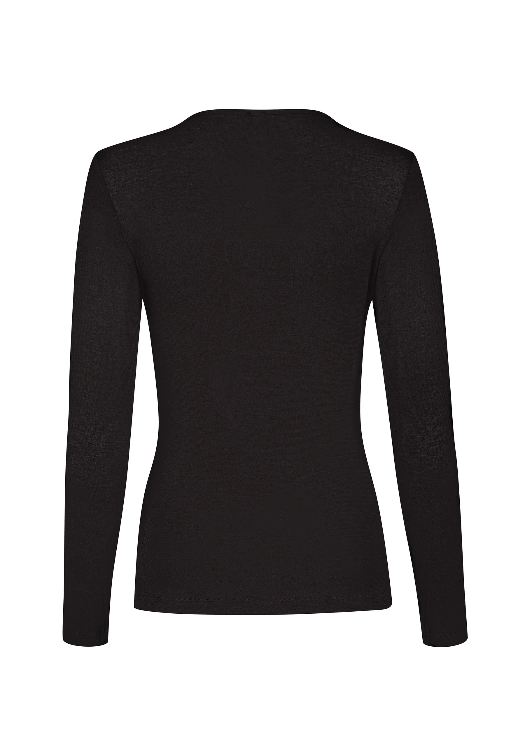 CashmereDeluxe Shirt long sleeve | black 087528-087665 - Image 4