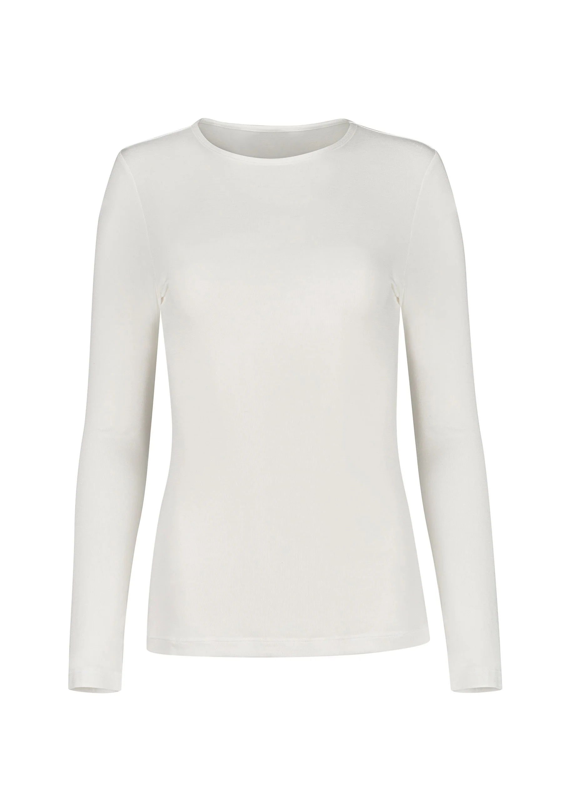 CashmereDeluxe Shirt long sleeve | ivory 087528-087608 - Image 3