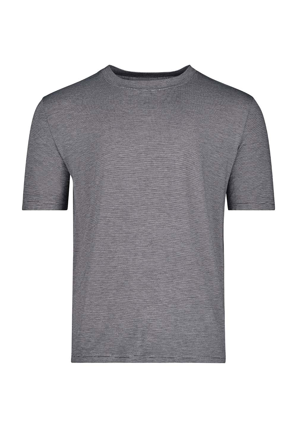 Cooling Deluxe Night Shirt short sleeve | black stripes 082943-08S016 - Image 3