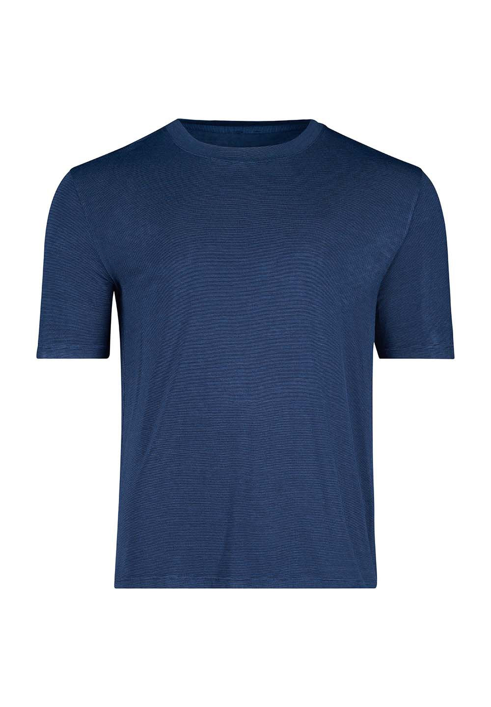 Cooling Deluxe Night Shirt short sleeve | crownblue stripes 082943-08S017 - Image 3