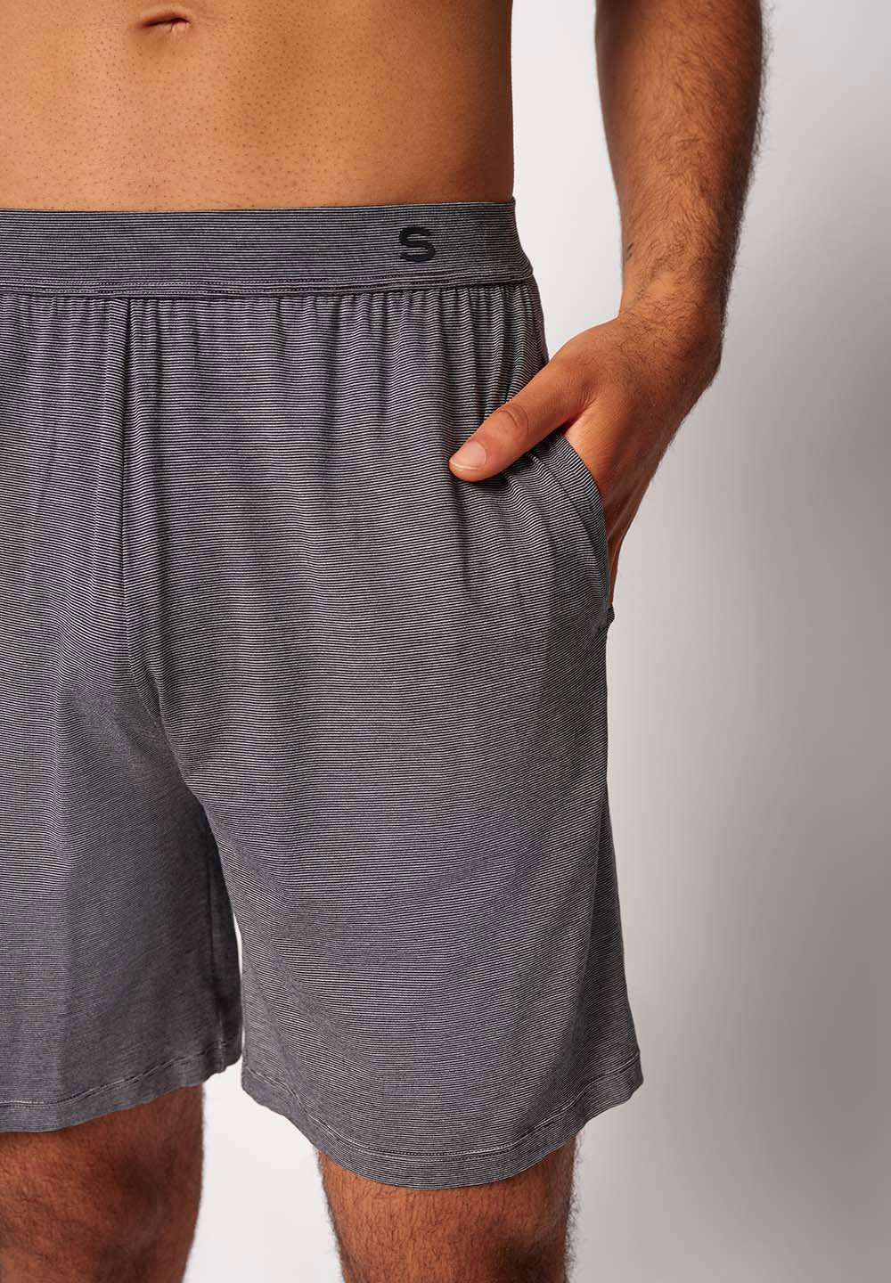Cooling Deluxe Night Shorts | black stripes 082994-08S016 - Image 5