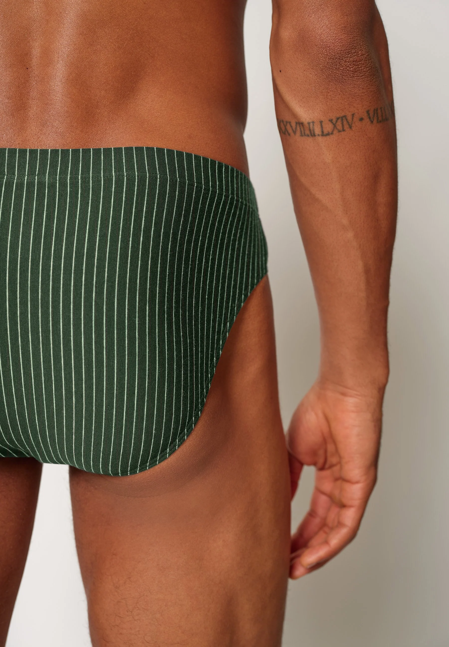 Cotton Advantage Briefs 2 pack | olive stripes 086892-08S726 - Image 5