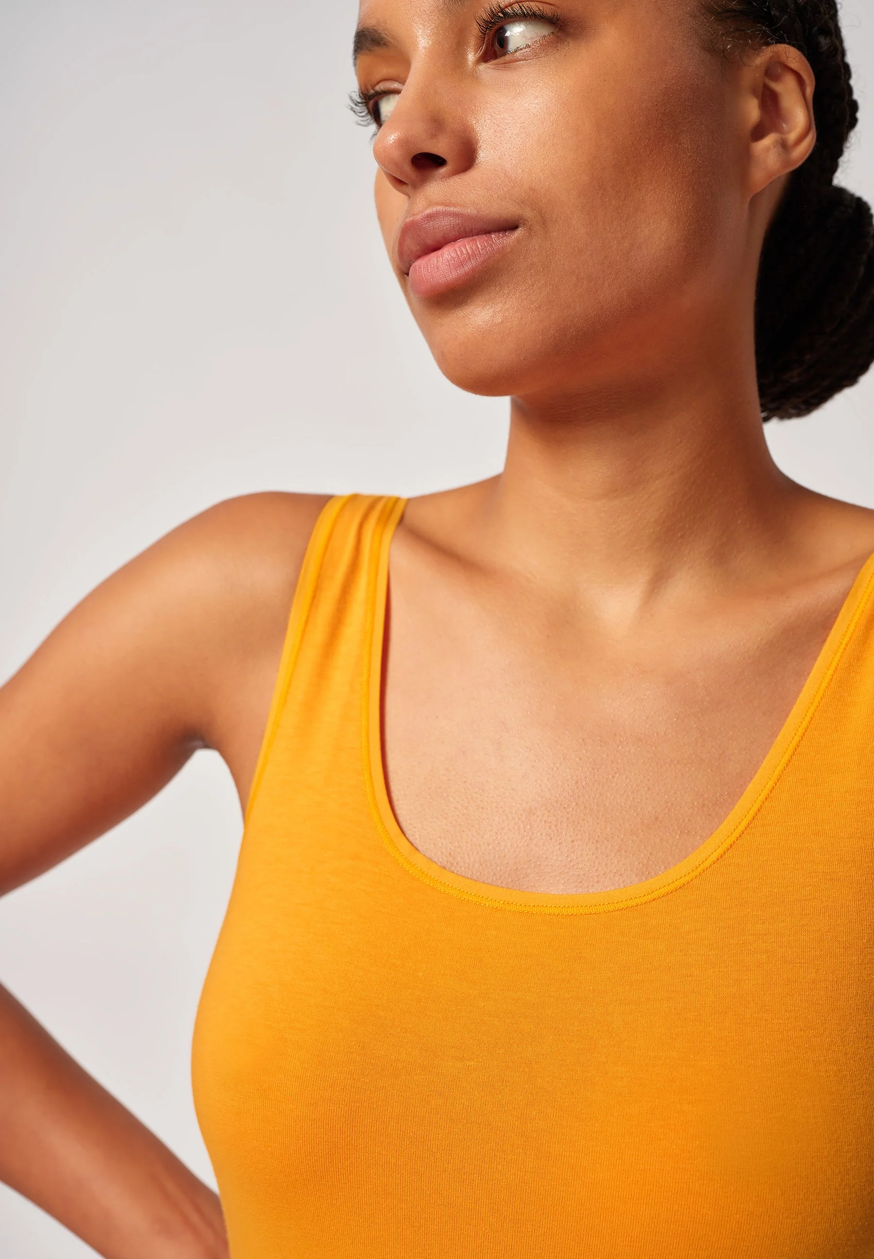 Cotton Concept Tank top | butterscotch 087024-08S774 - Image 5