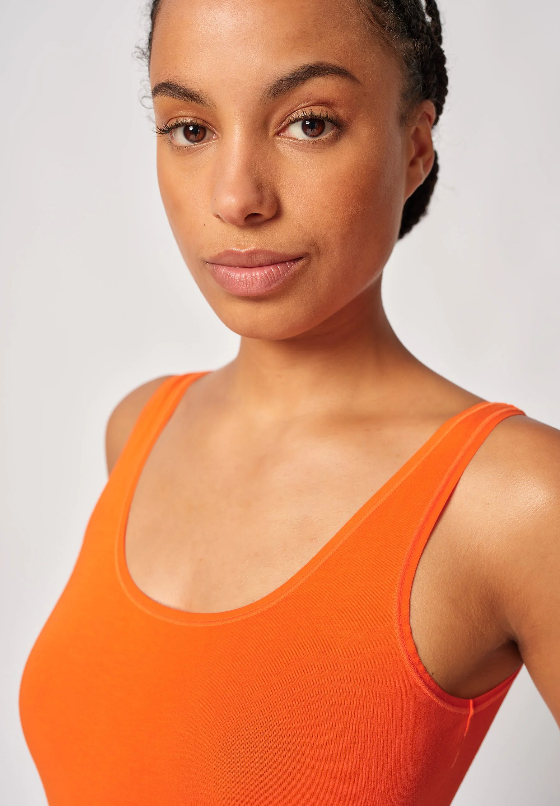 Cotton Concept Tank top | red orange 087024-08S796 - Image 5