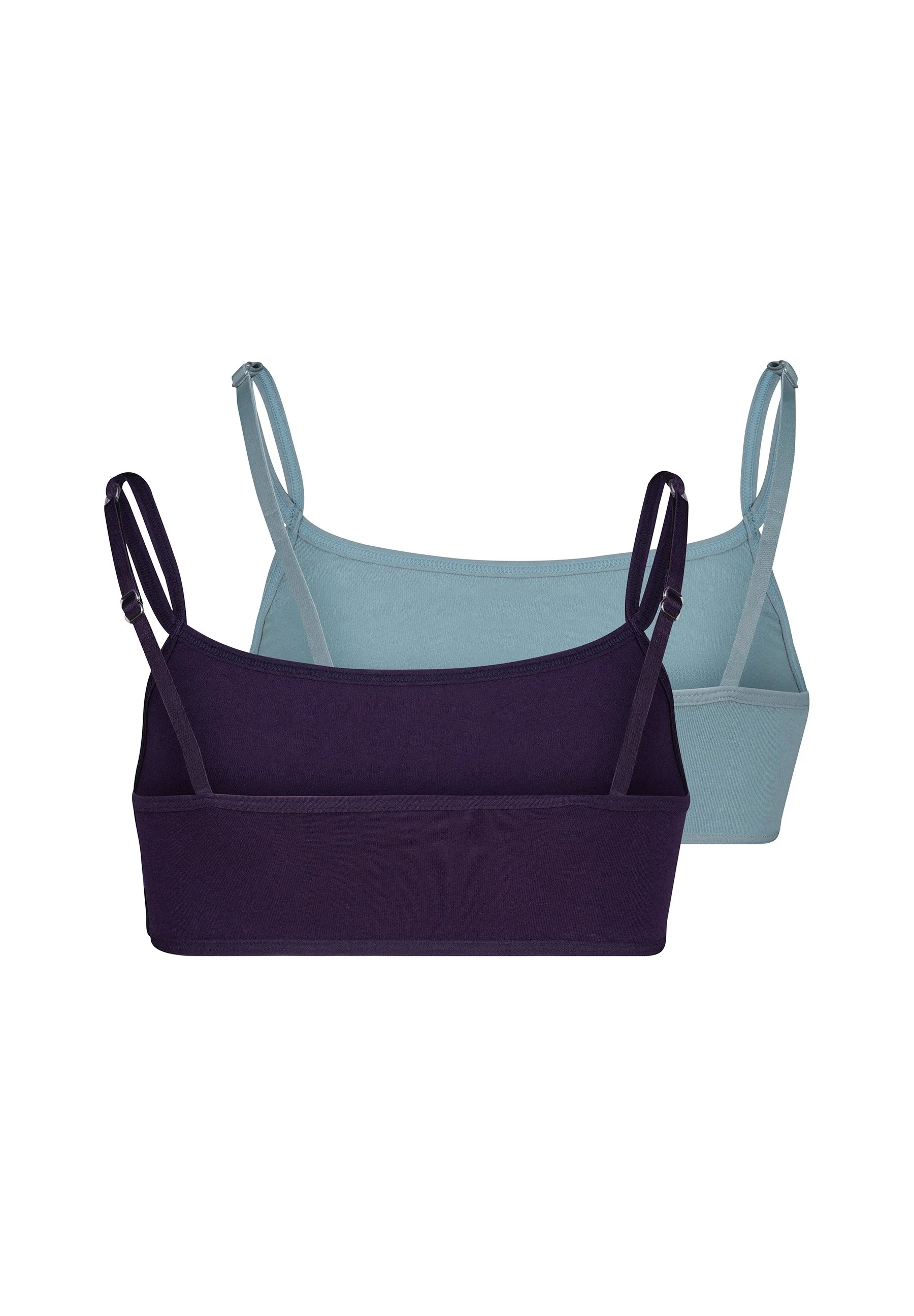Cotton Essentials Girls crop top 2 pack | lavender selection 036401-08S487 - Image 2