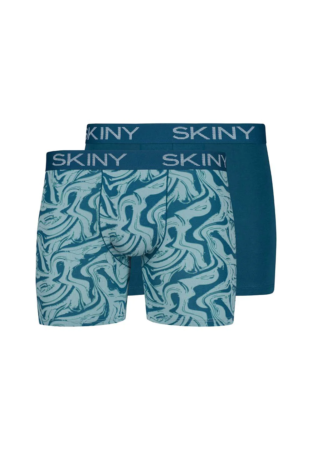 Cotton Multipack Boxer briefs 2 pack | aquamarine swirl selection 080222-08S507