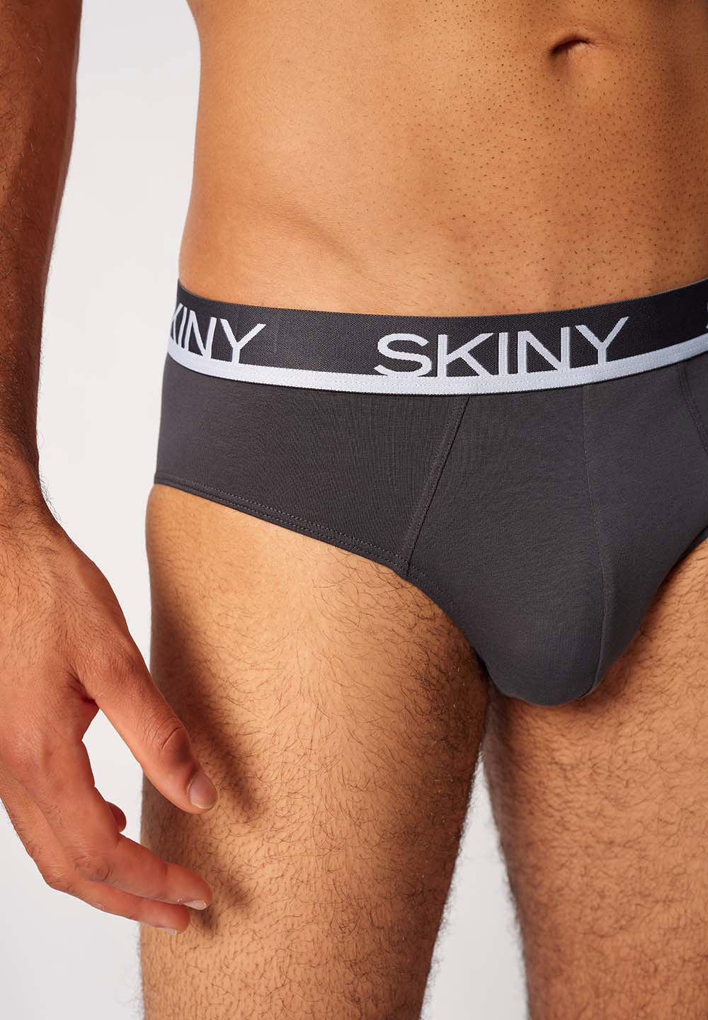 Cotton Multipack Briefs 3 pack | greyblueblack selection 086839-082061 - Image 16