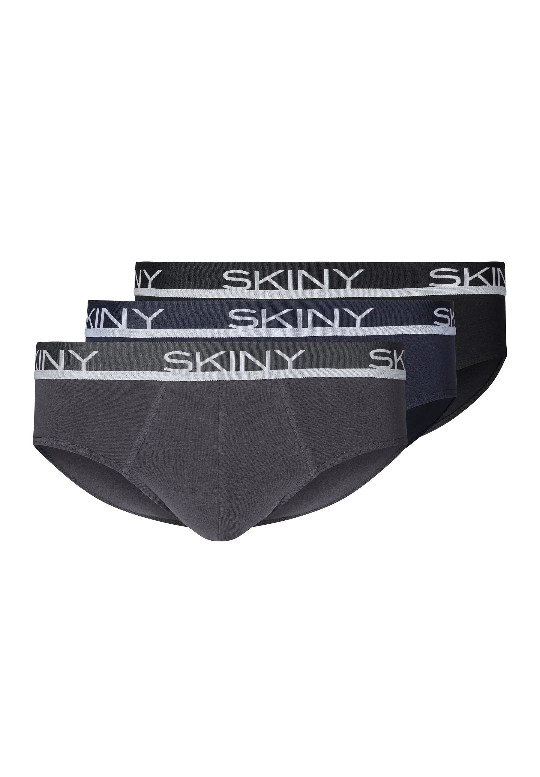 Cotton Multipack Briefs 3 pack | greyblueblack selection 086839-082061 - Image 3