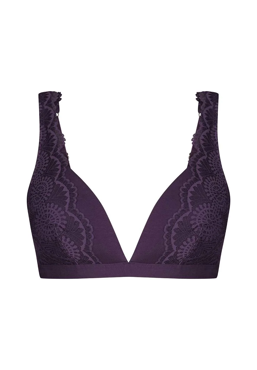 Cotton Ornaments Padded triangle bra | mysterioso 080931-08S927 - Image 3