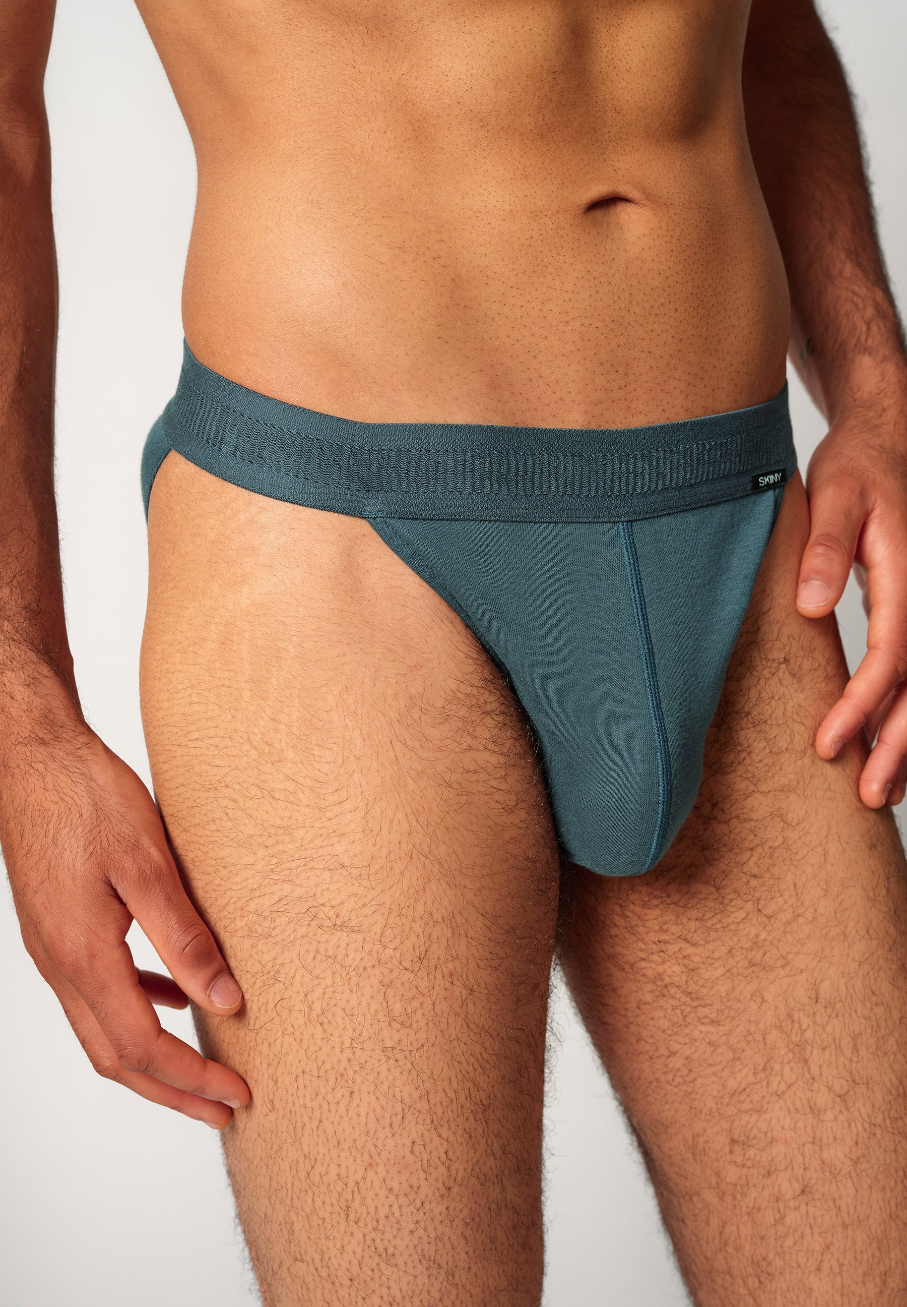 Cotton Retro Tanga briefs 2 pack | orion blue 080691-08S993 - Image 5