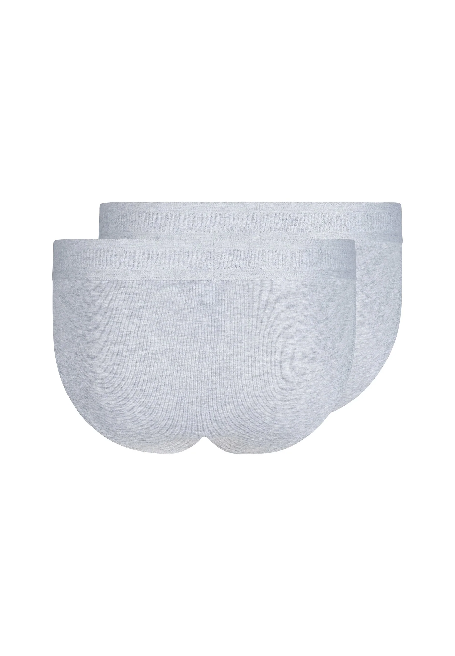 Cotton Retro Tanga briefs 2 pack | silver melange 080691-089523 - Image 4