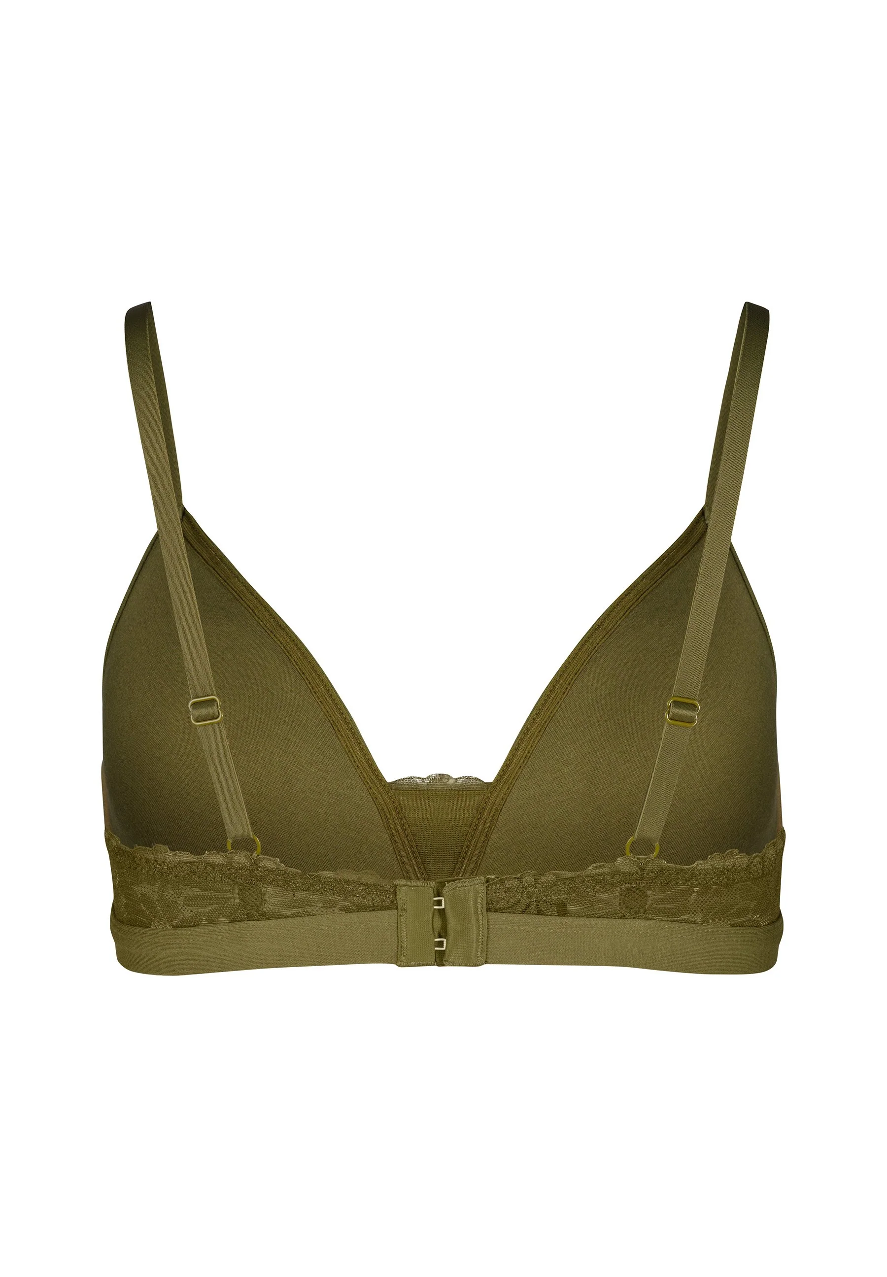 CottonLace Essentials Padded triangle bra | bay leaf 080599-08S475 - Image 4