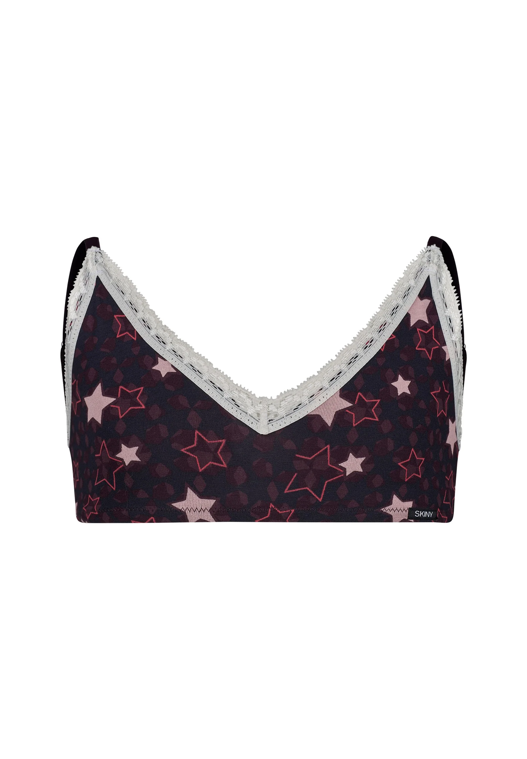 CottonLace Multipack Girls crop top 2 pack | grapeblush stars selection 030003-08S724 - Image 3