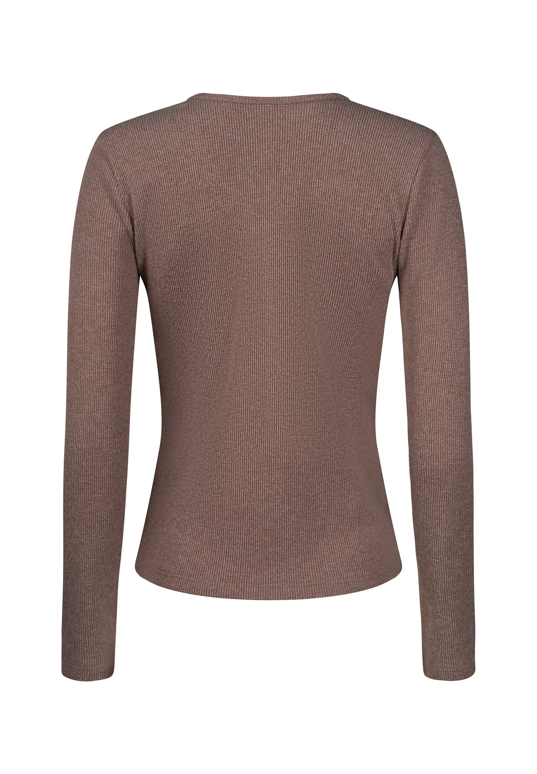 Cozy Waffles Shirt long sleeve | taupe 087737-08A312 - Image 4