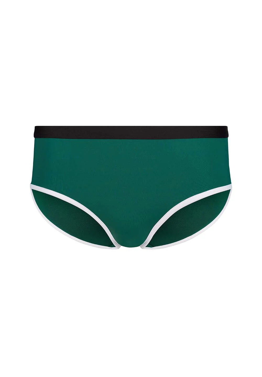 Every Summer In Color Block Midi bikini bottoms | botanicalgreen colorblock 080664-08S433 - Image 3