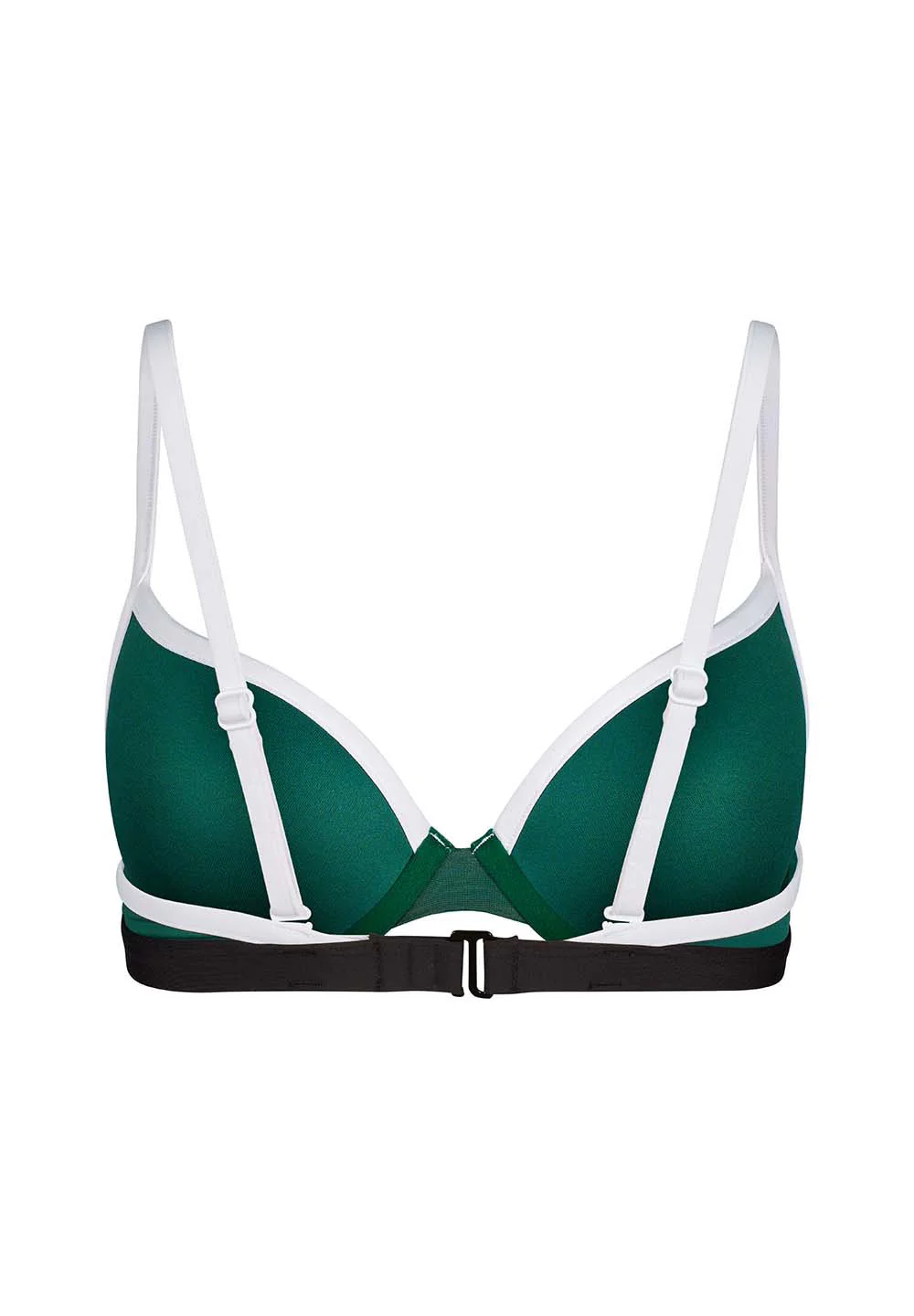 Every Summer In Color Block Padded bikini top | botanicalgreen colorblock 080662-08S433 - Image 4