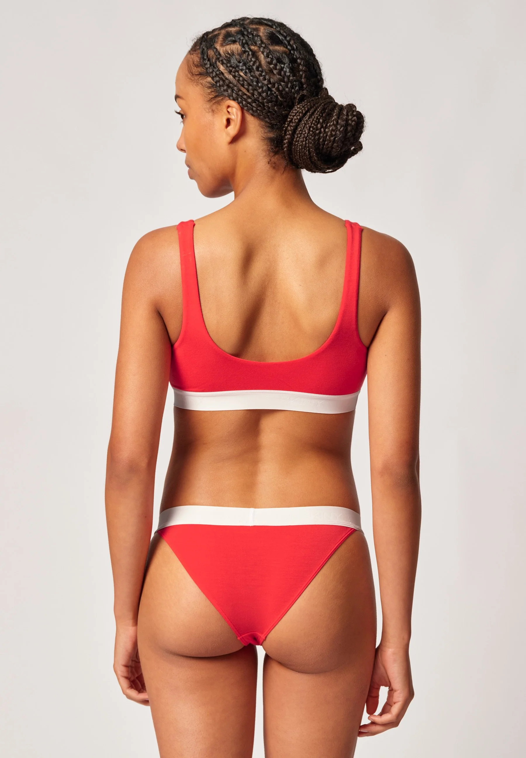 Modal Retro Crop top remov. pads | hibiscus 083320-08S753 - Image 2