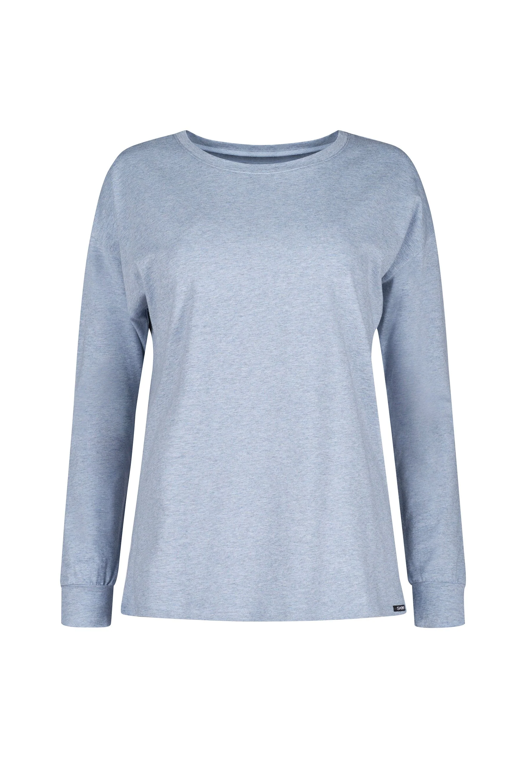Night In Mix & Match Shirt long sleeve | denim melange 080775-08S335 - Image 3