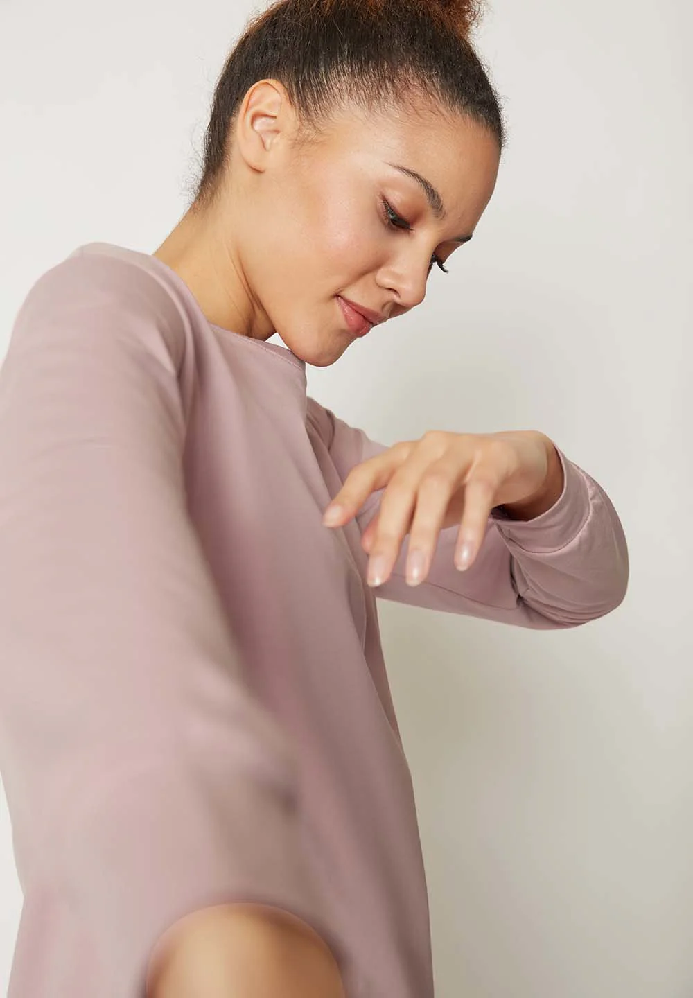 Night In Mix & Match Shirt long sleeve | rose smoke 080775-08S675 - Image 5