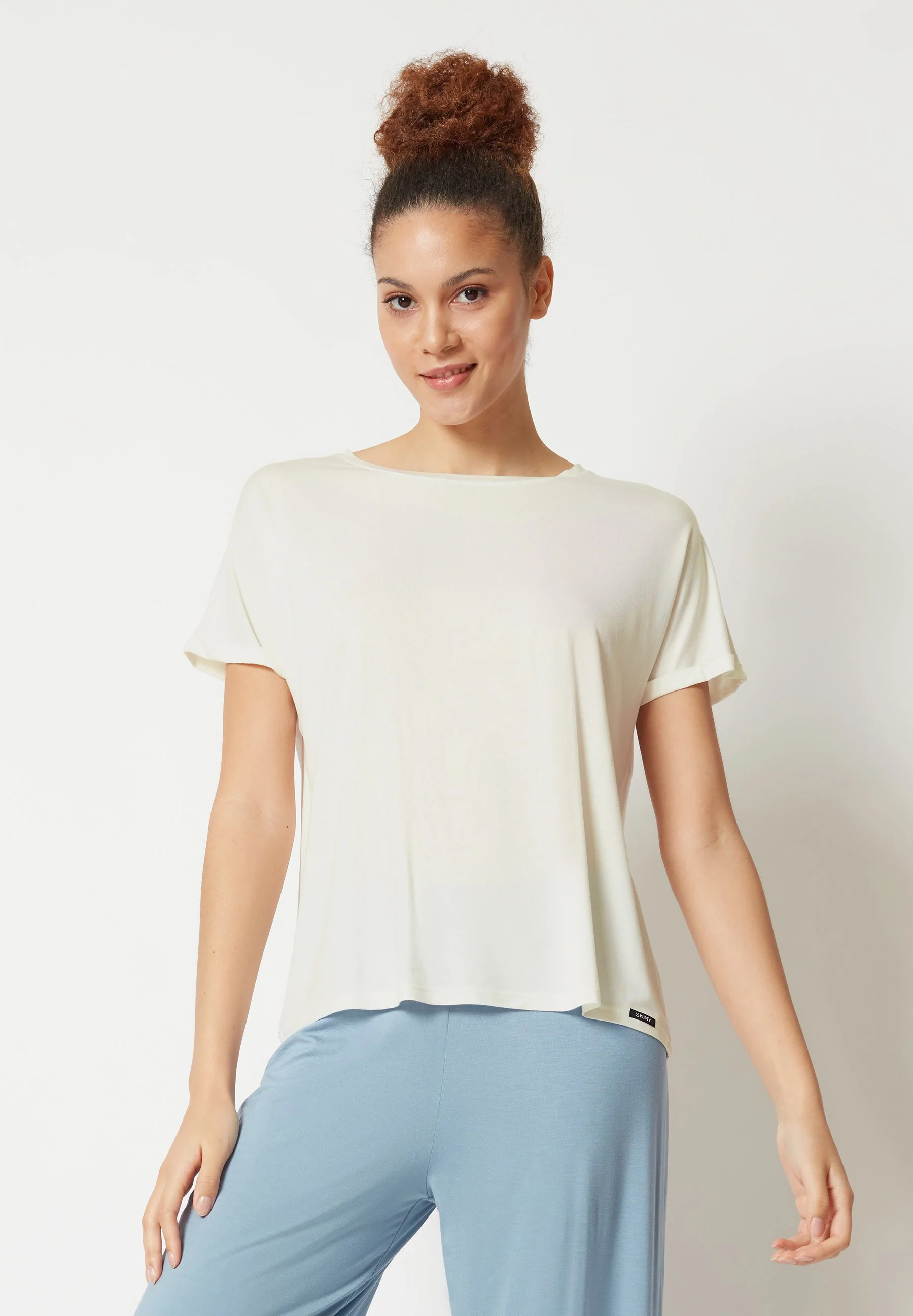 Night In Mix & Match Shirt short sleeve | ivory 080774-087608