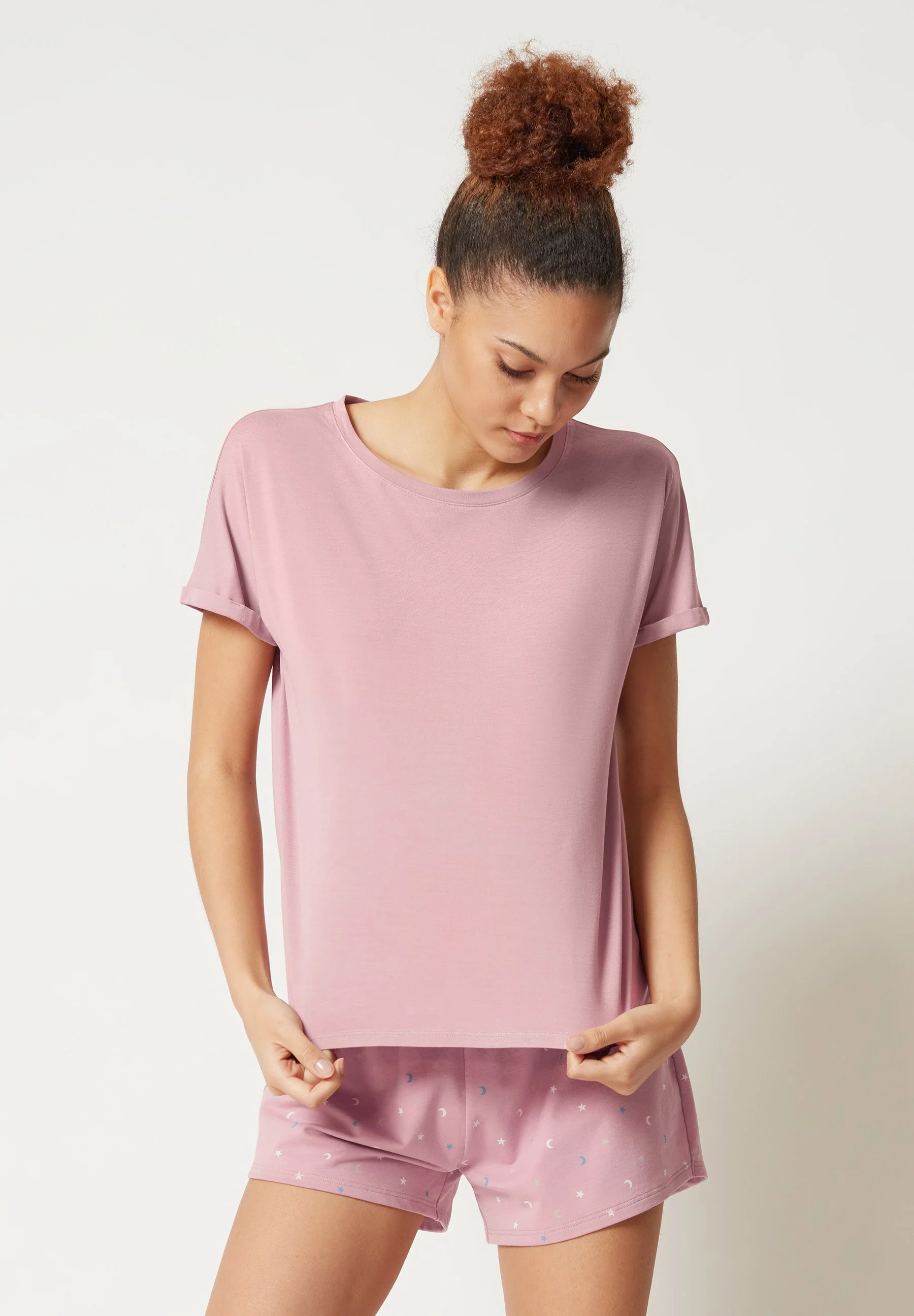 Night In Mix & Match Shirt short sleeve | woodrose 080774-08S337