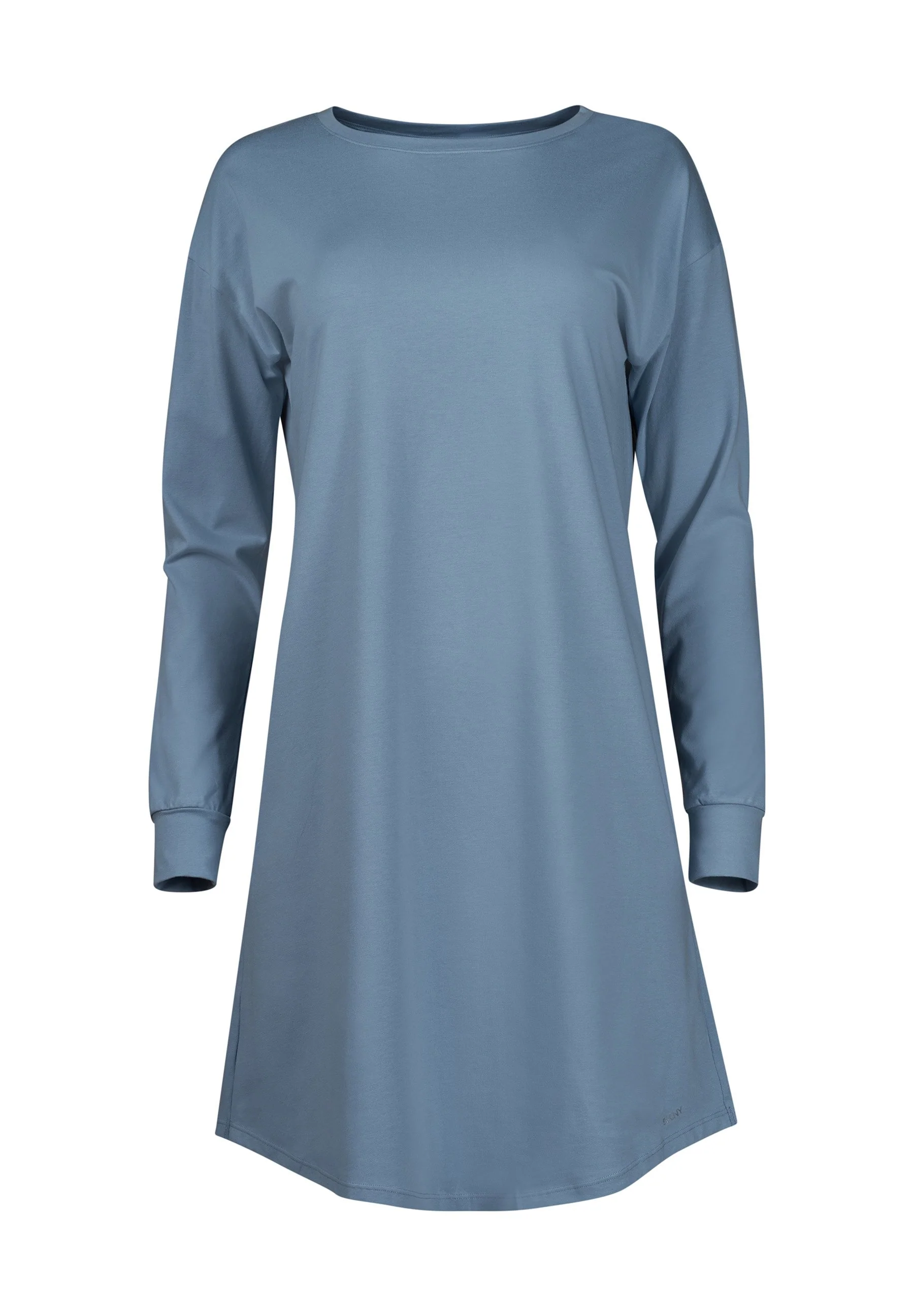 Night In Mix & Match Sleepshirt long sleeve | ashley blue 080773-08A172 - Image 3