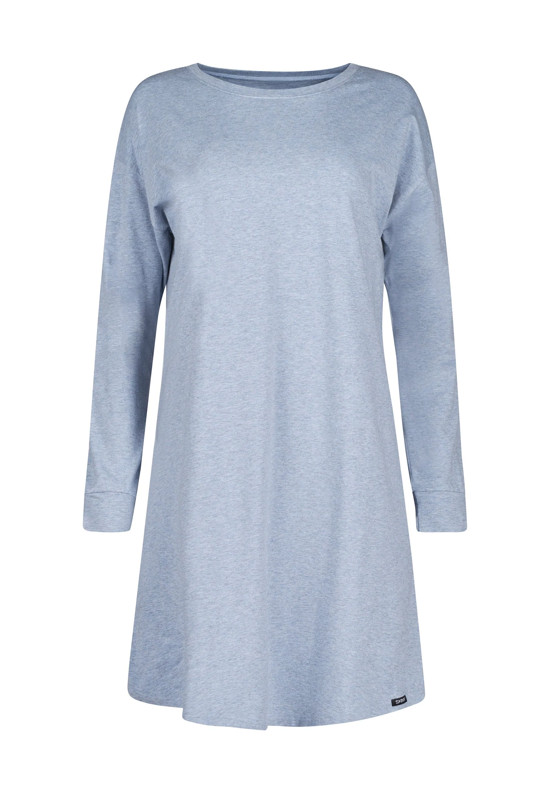 Night In Mix & Match Sleepshirt long sleeve | denim melange 080773-08S335 - Image 3