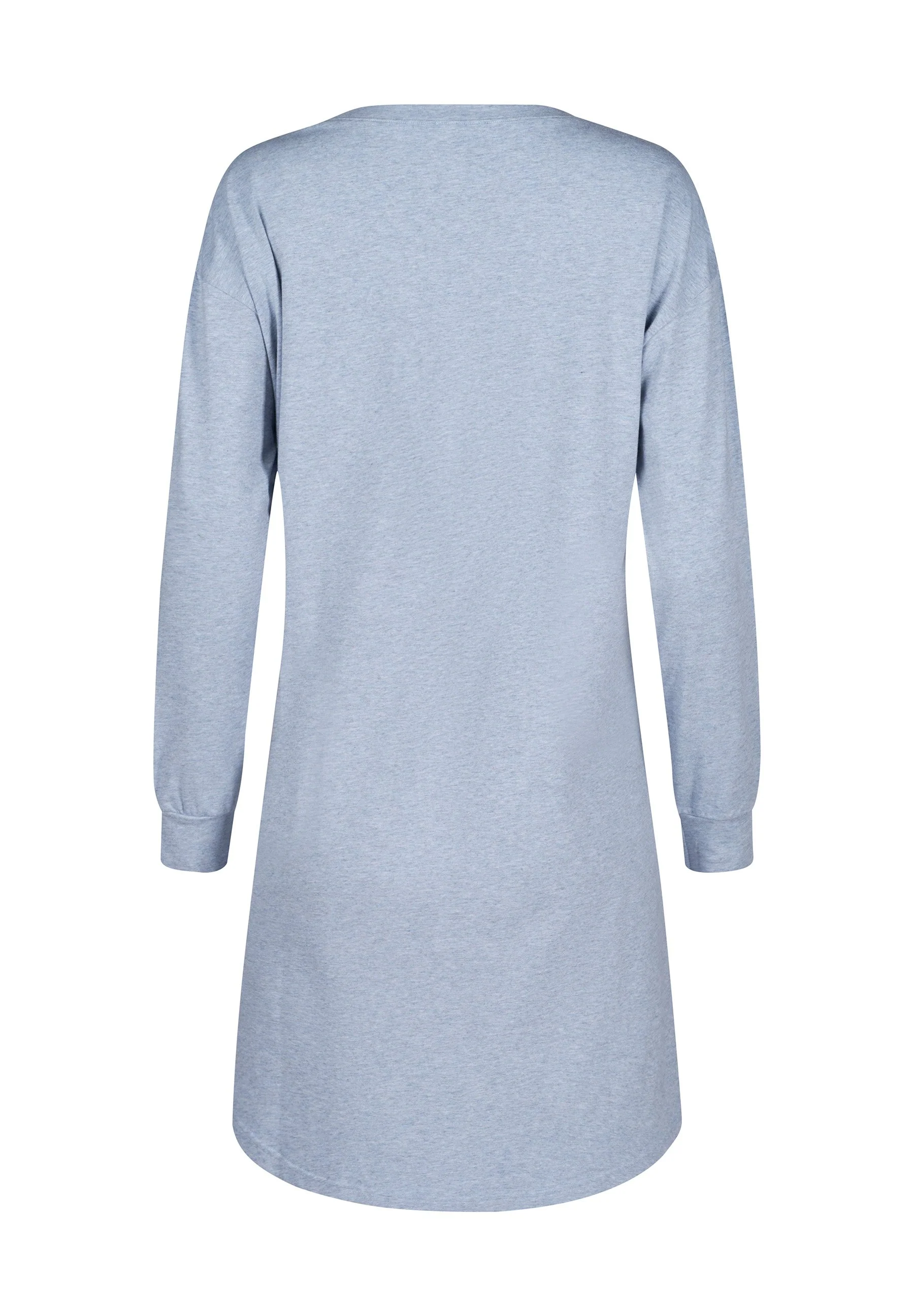 Night In Mix & Match Sleepshirt long sleeve | denim melange 080773-08S335 - Image 4