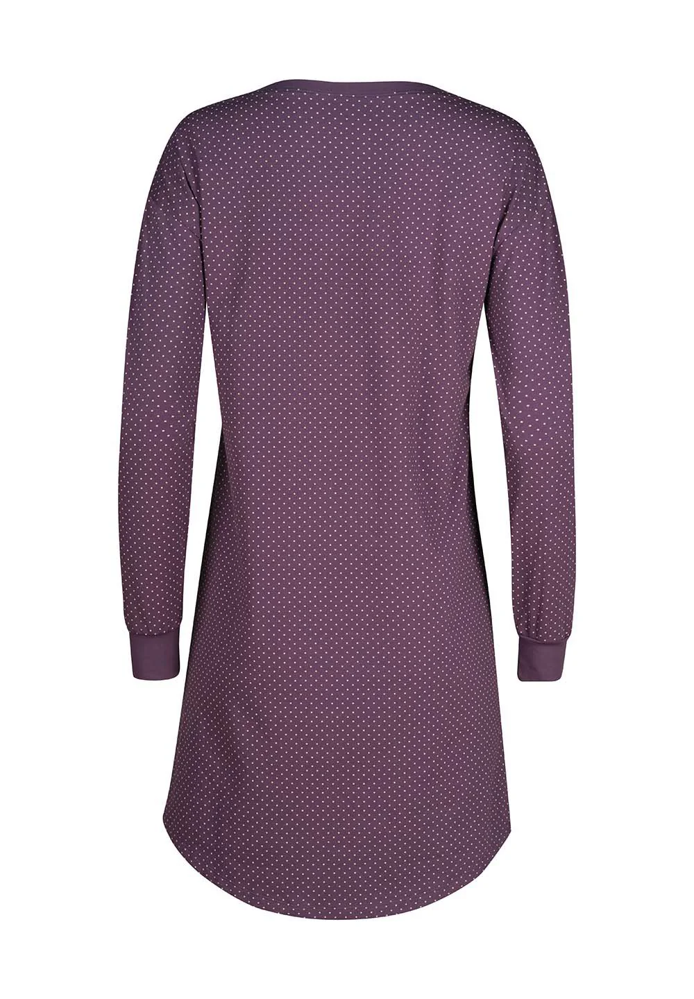 Night In Mix & Match Sleepshirt long sleeve | mysterioso dots 080773-08S924 - Image 4