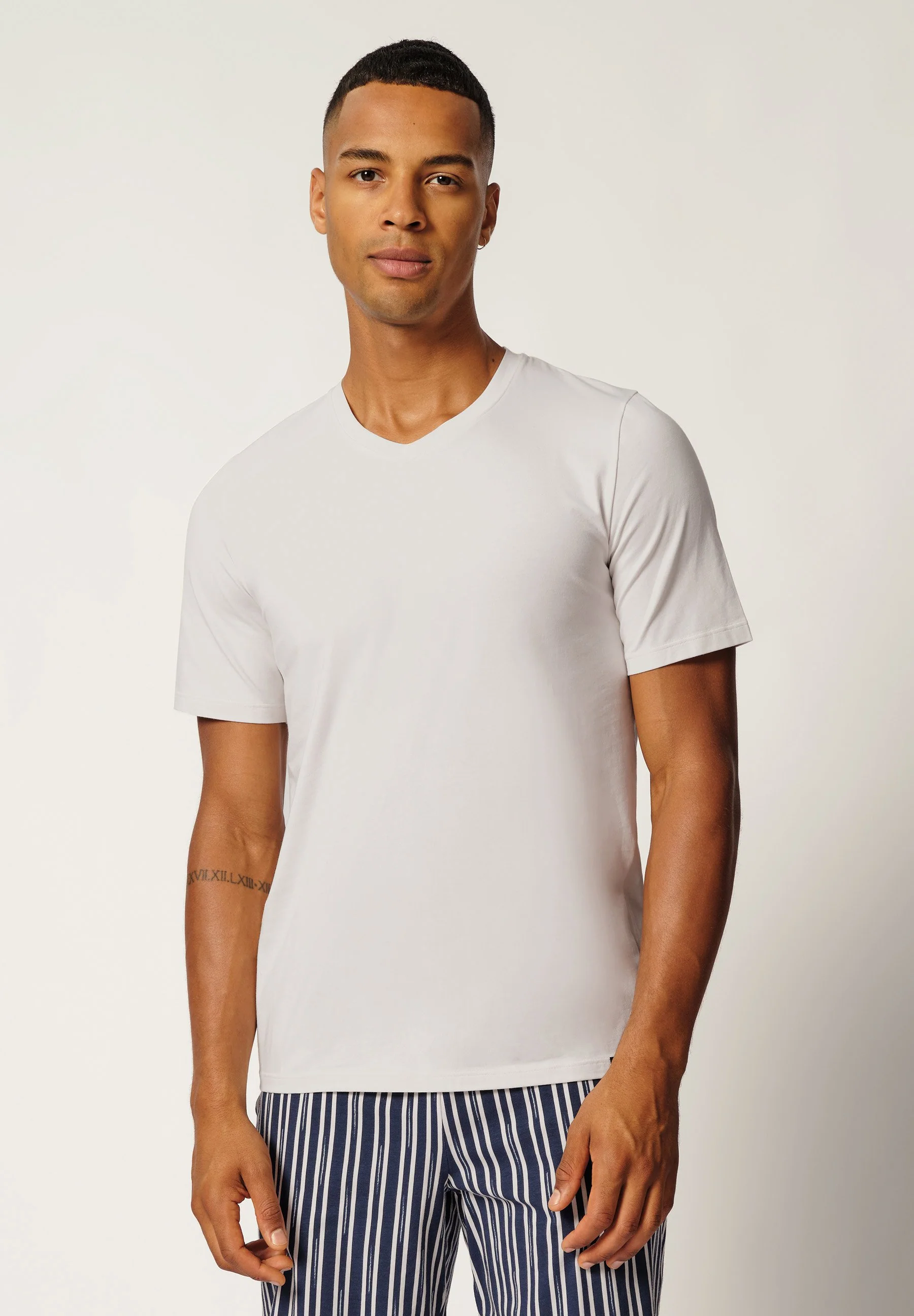 Night In Mix & Match Shirt short sleeve | ivory 081471-087608