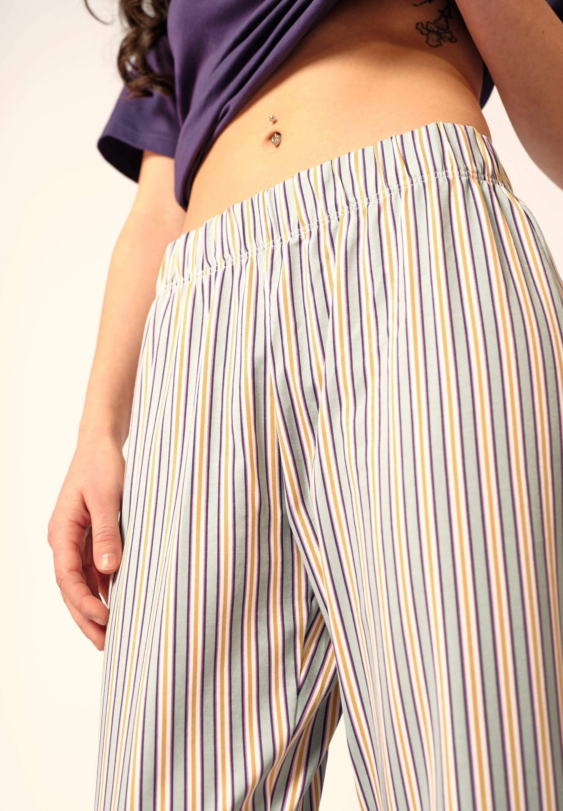 Night In Skiny 01 Pyjama long | lavender 080950-08S469 - Image 8