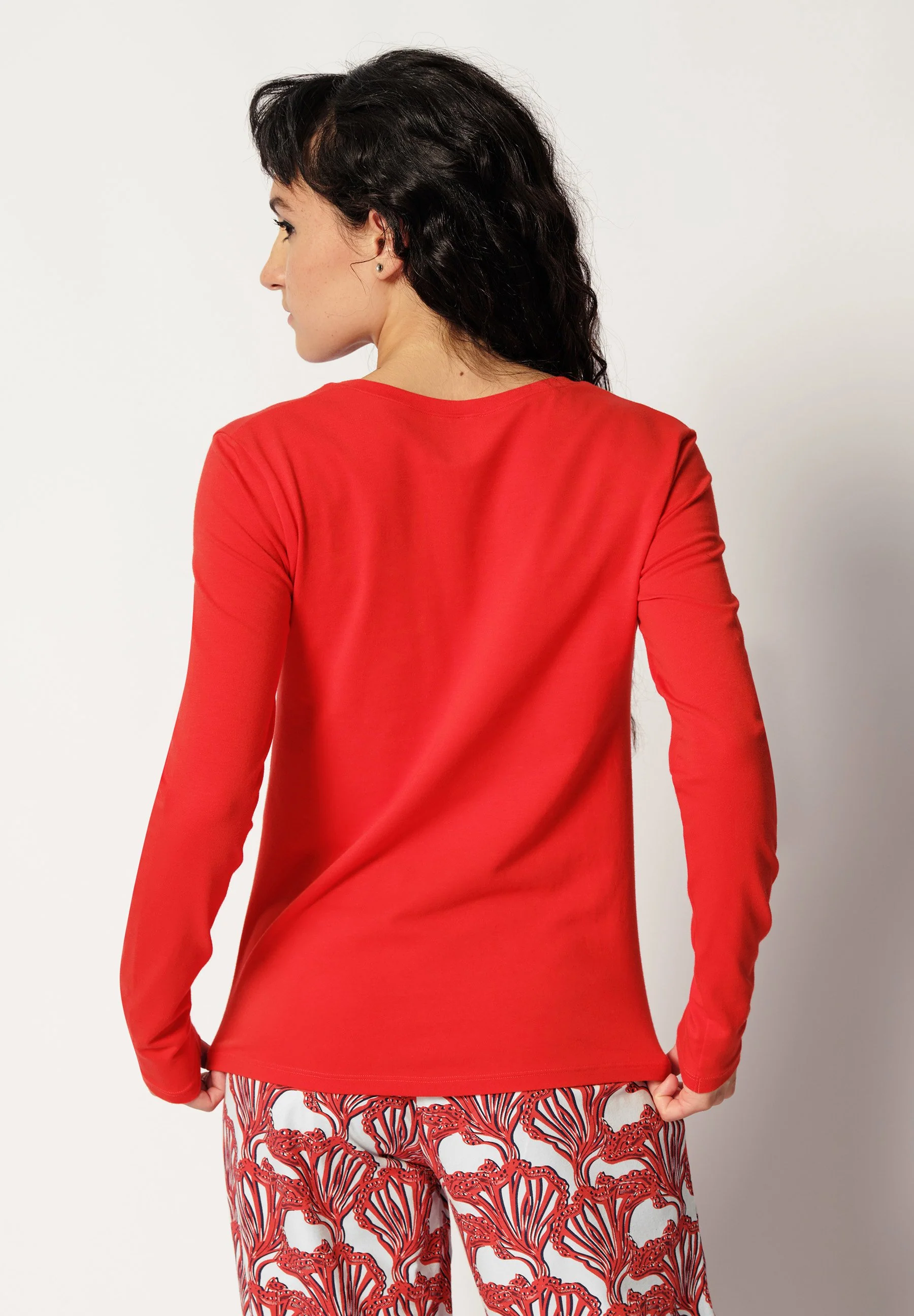 Night In Skiny 01 Shirt long sleeve | cheeky red 081207-08S549 - Image 2