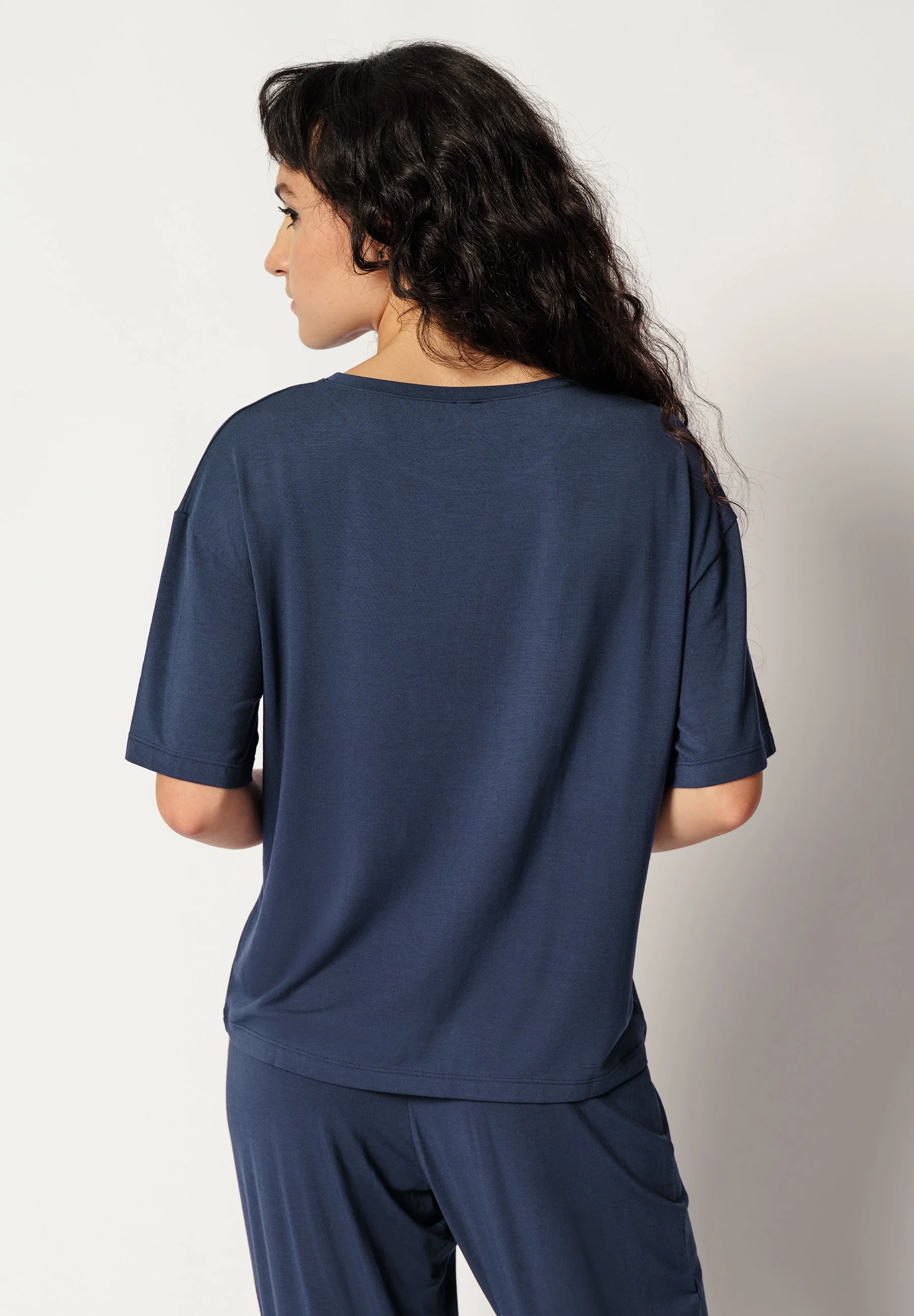 Night In Skiny 01 Shirt short sleeve | cheeky navy 081244-08S548 - Image 2
