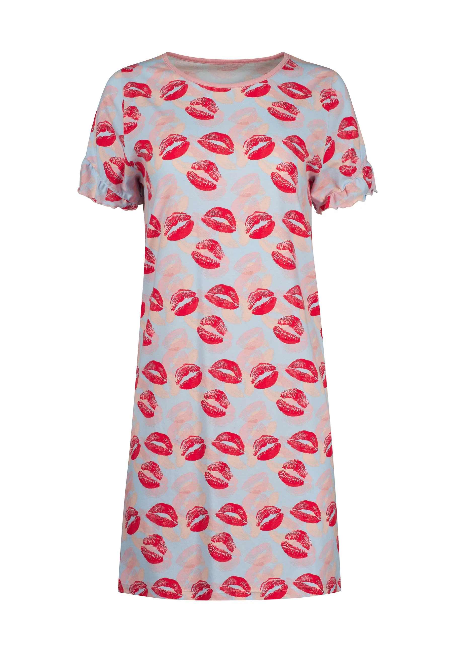 Night In Skiny 01 Sleepshirt short sleeve | angel kiss 086425-08S862 - Image 3