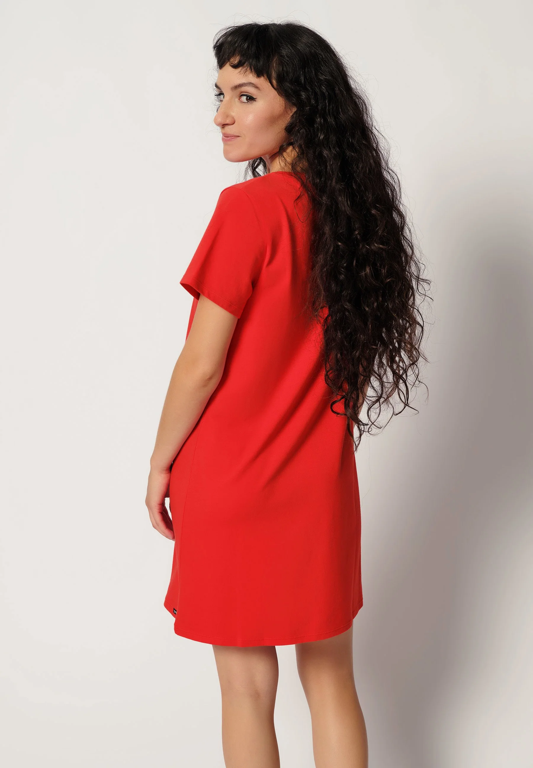 Night In Skiny 01 Sleepshirt short sleeve | cheeky red 081322-08S549 - Image 2