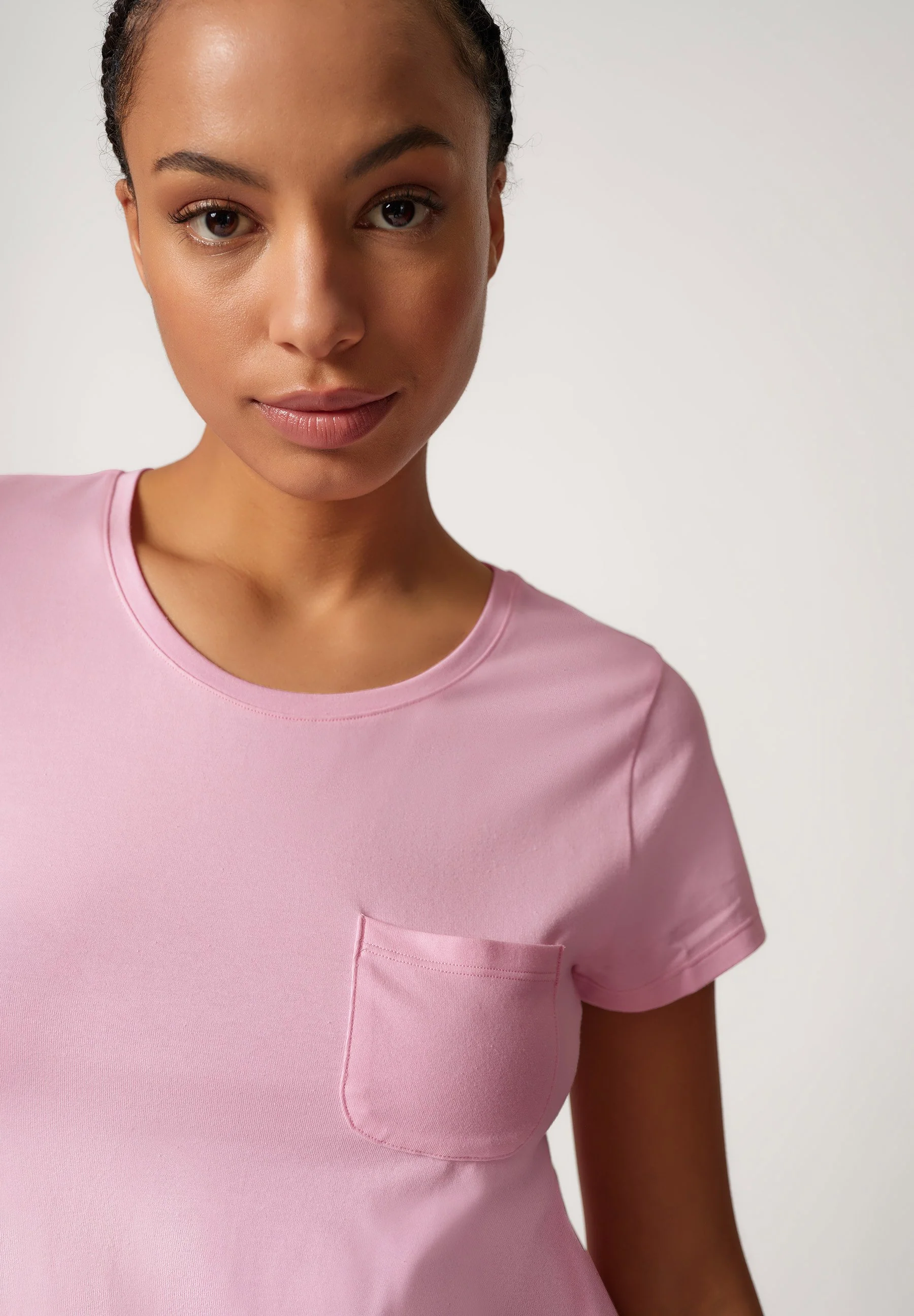 Night In Skiny 01 Sleepshirt short sleeve | dreamy rose 082168-08S634 - Image 5