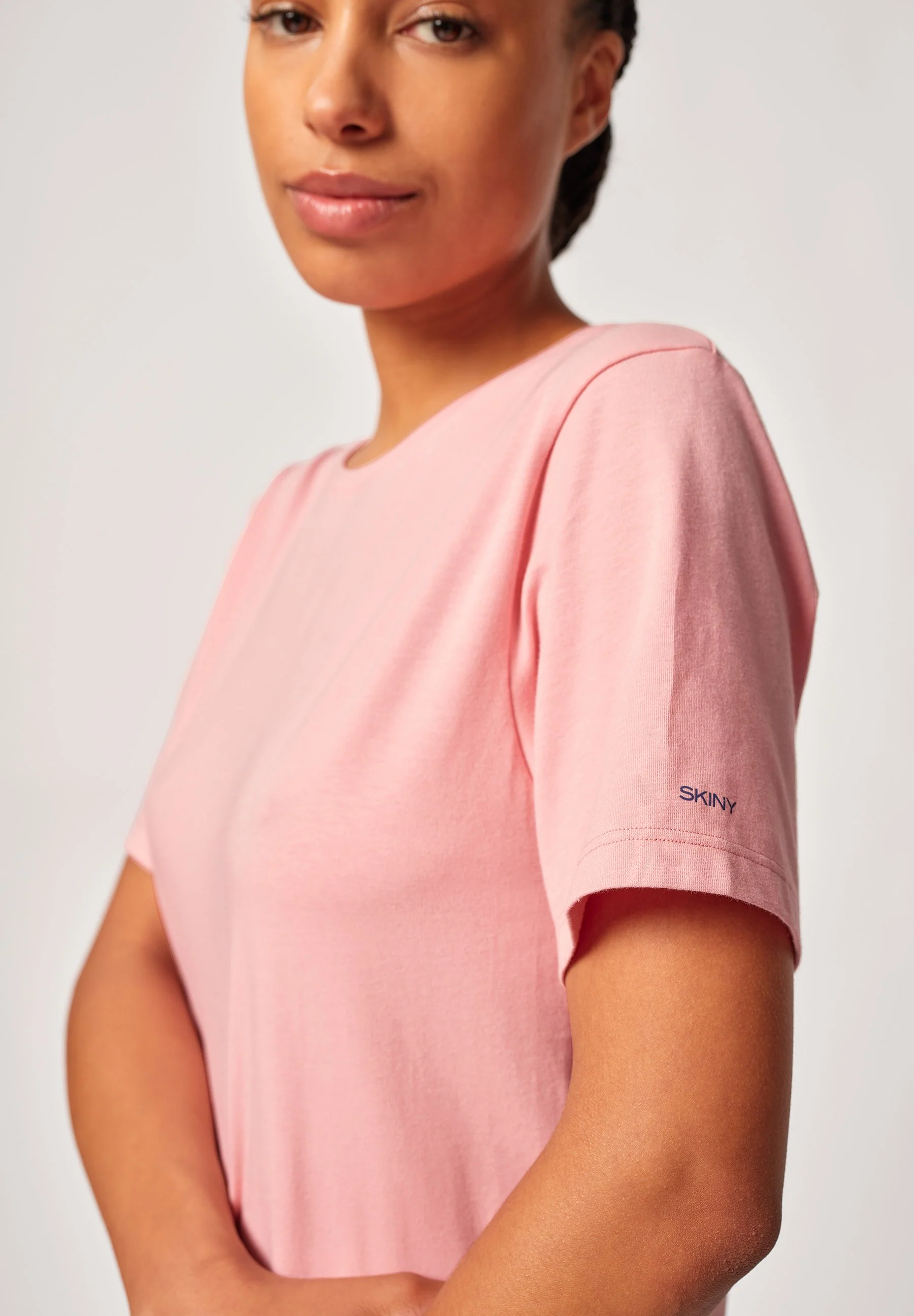 Night In Skiny 02 Pyjama short | bridal rose 086642-08S835 - Image 5