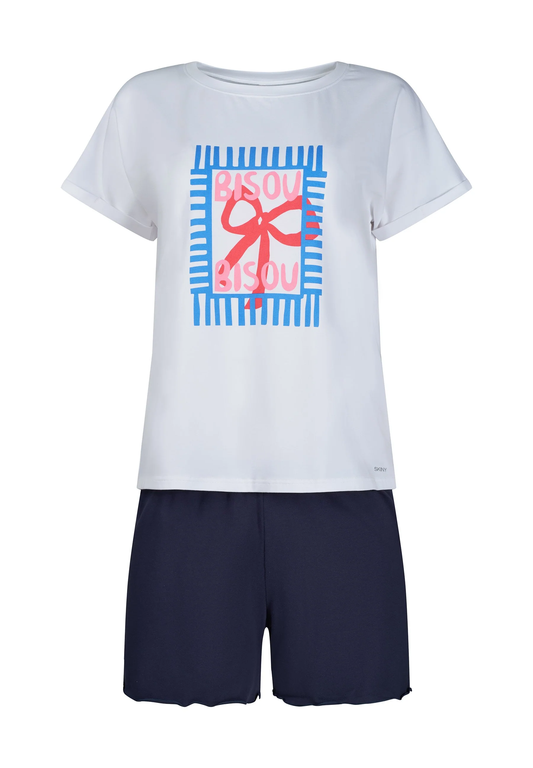 Night In Skiny 02 Pyjama short | white 087254-080500 - Image 3