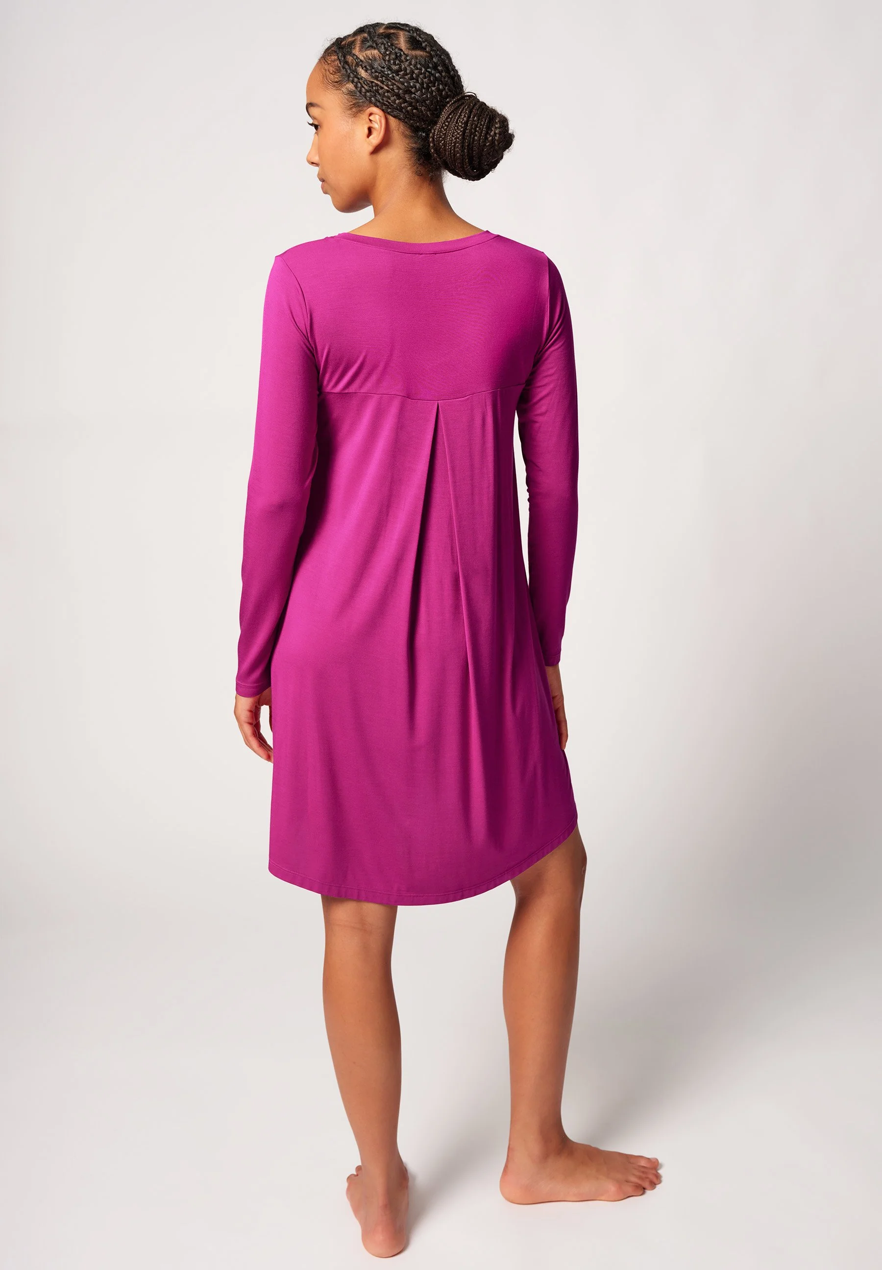 Night In Skiny 02 Sleepshirt long sleeve | fading thistle 082217-08S642 - Image 2