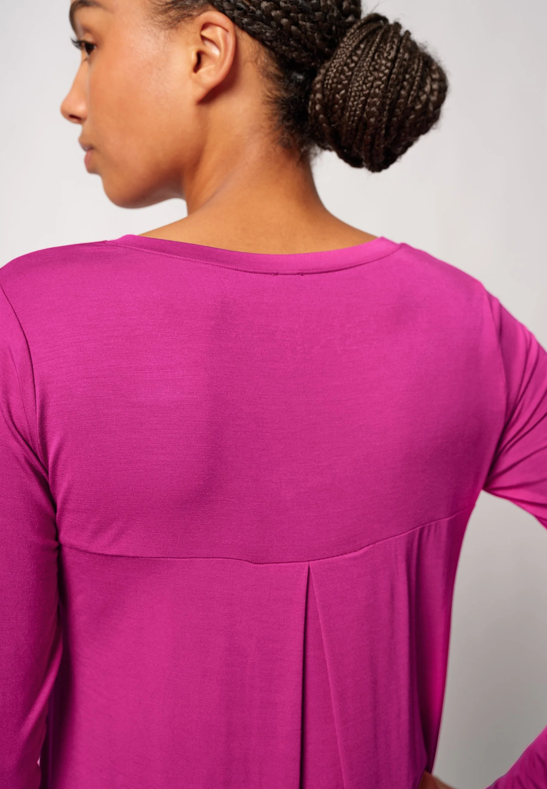 Night In Skiny 02 Sleepshirt long sleeve | fading thistle 082217-08S642 - Image 5