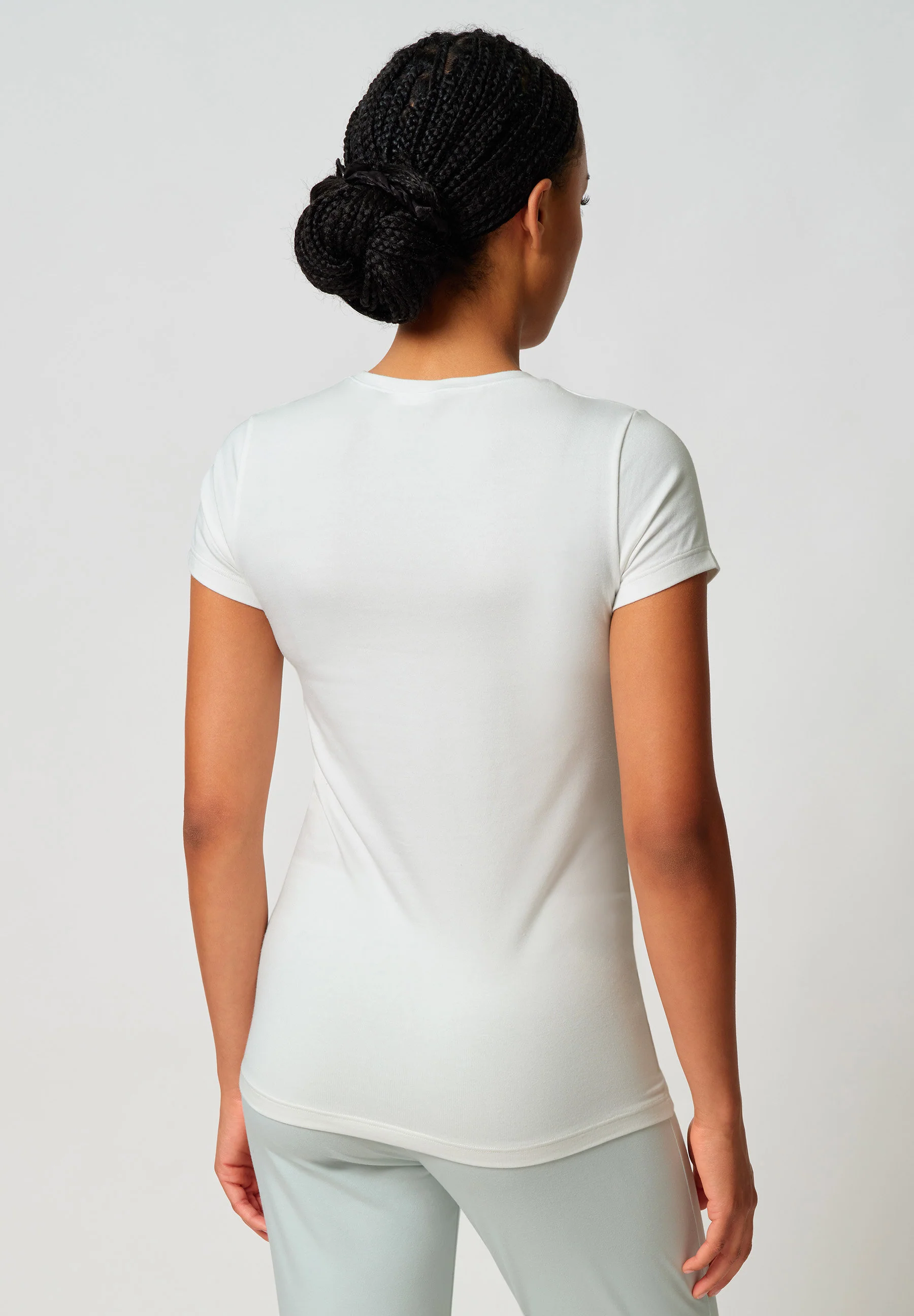 Night In Skiny 03 Shirt short sleeve | ivory 087268-087608 - Image 2