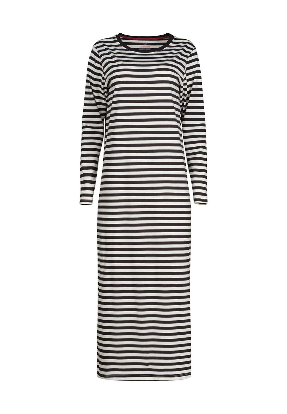 Night In Skiny 04 Sleepshirt long sleeve | yingyang stripes 086989-08S917 - Image 3