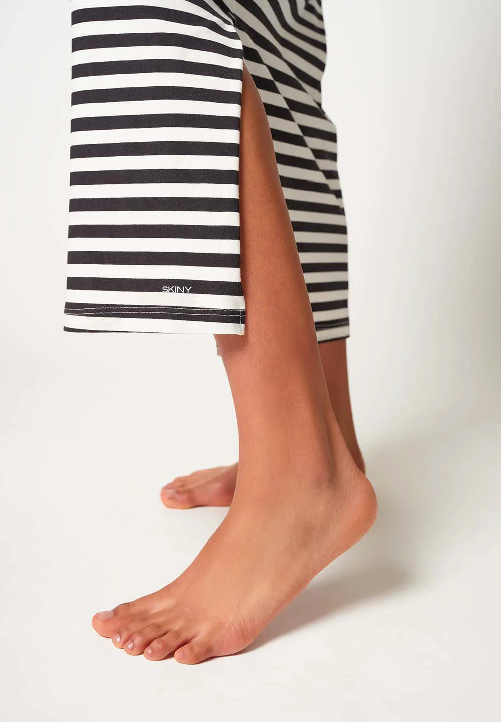 Night In Skiny 04 Sleepshirt long sleeve | yingyang stripes 086989-08S917 - Image 5