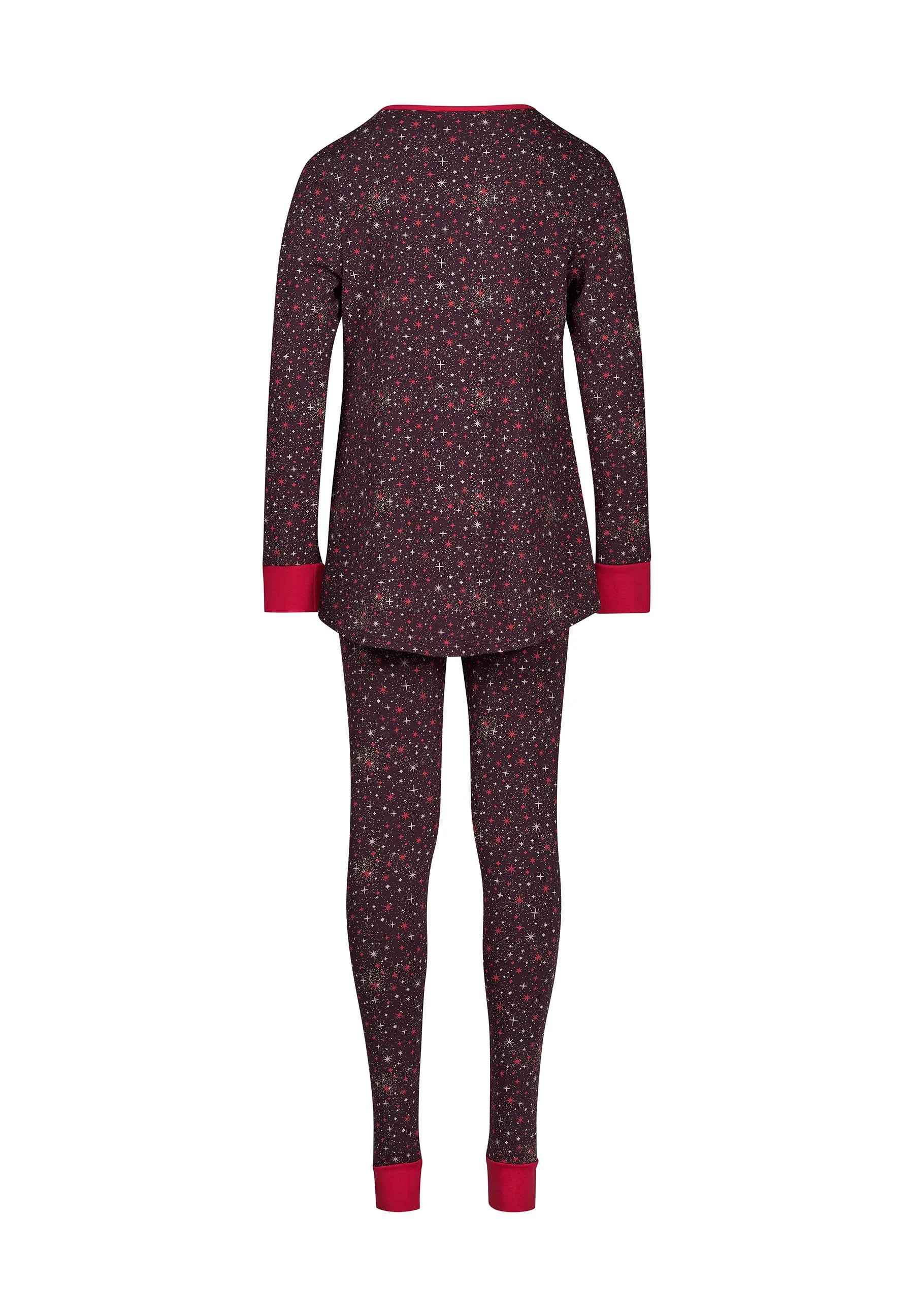 Night In Skiny Pyjama Girls pyjama long | fancy sparkles 030087-08S673 - Image 4