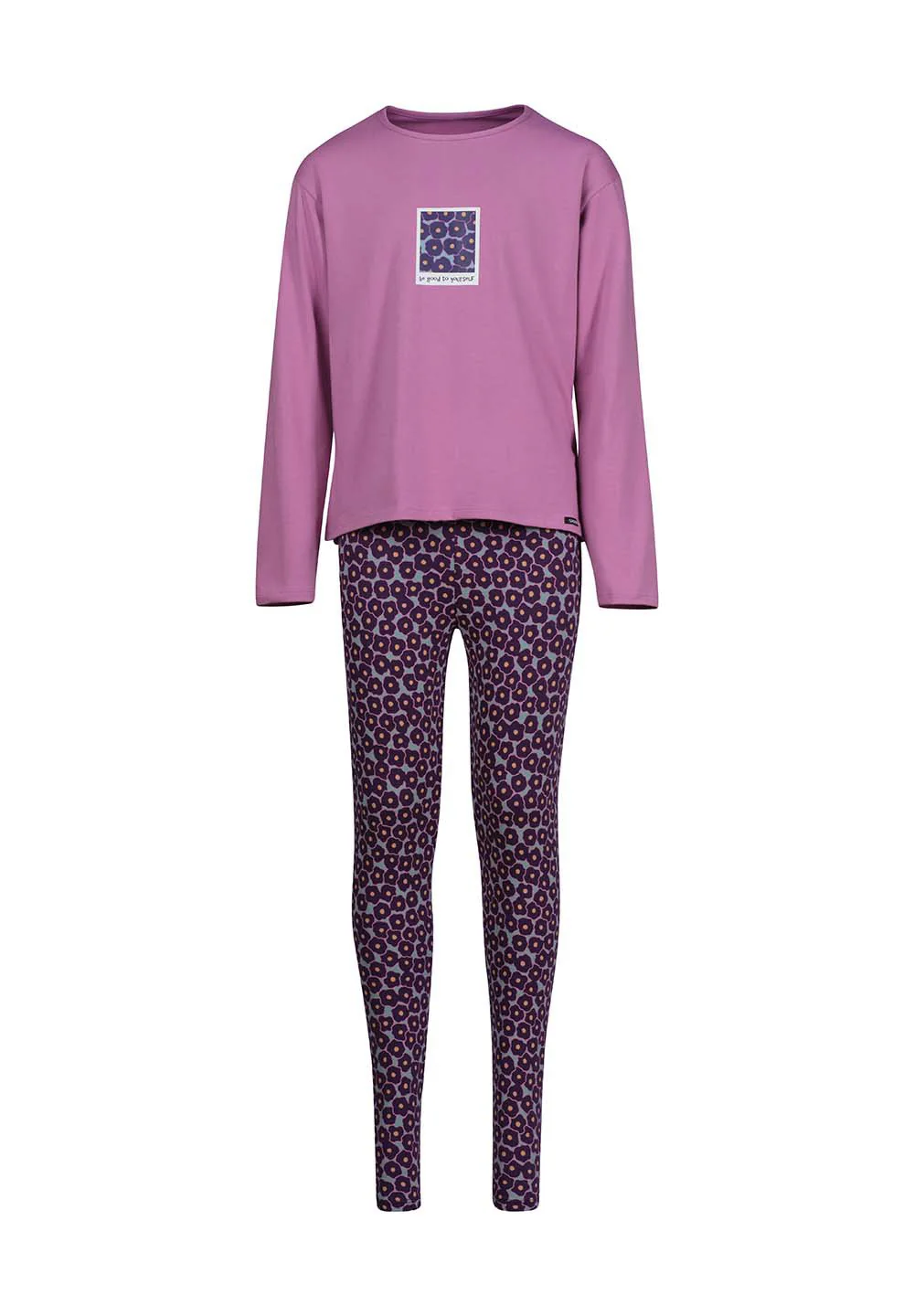 Night In Skiny Pyjama Girls pyjama long | mauve 030074-08S468